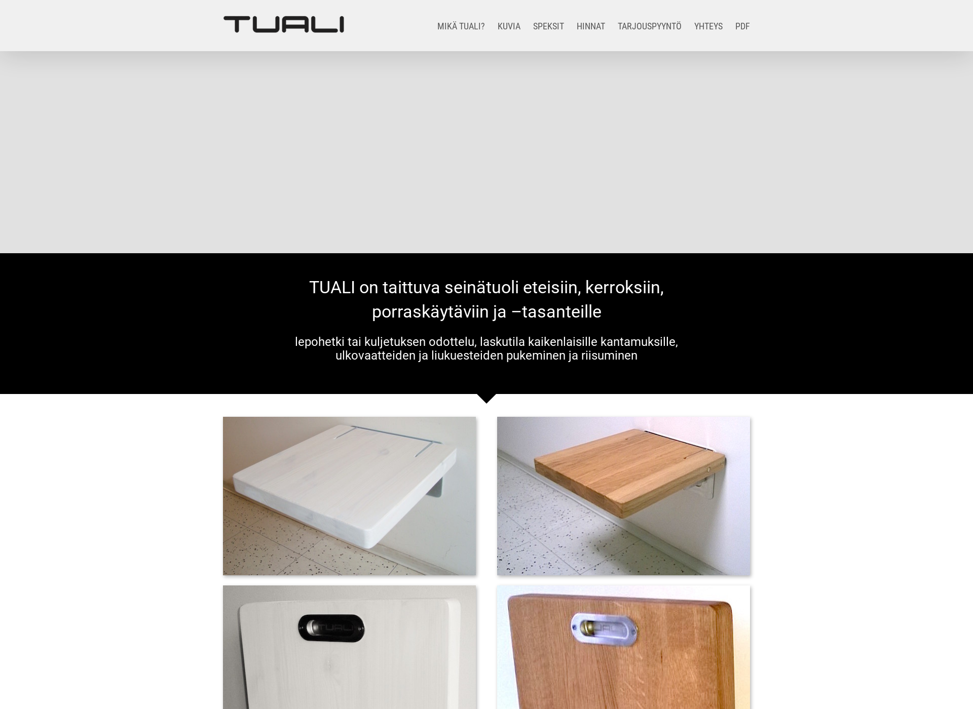 Screenshot for tuali.fi