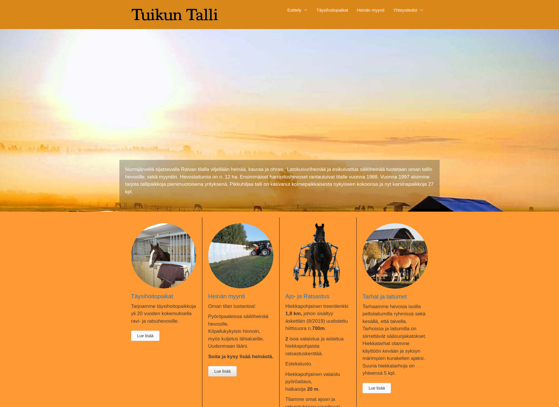 Screenshot for tuikuntalli.fi