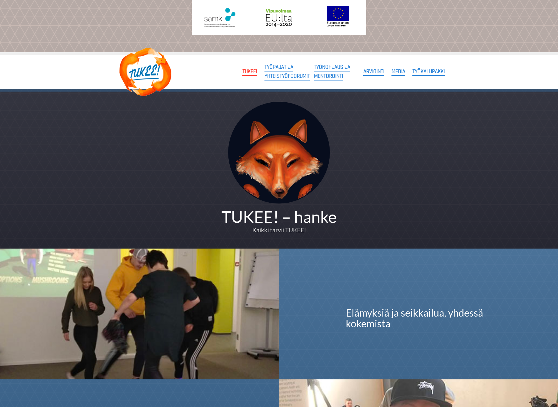 Skärmdump för tukee.fi