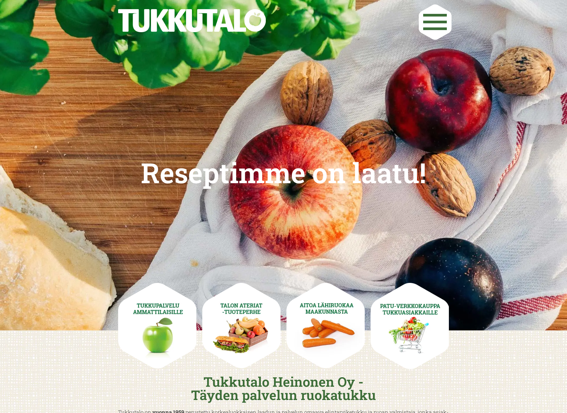 Screenshot for tukkutalo.fi