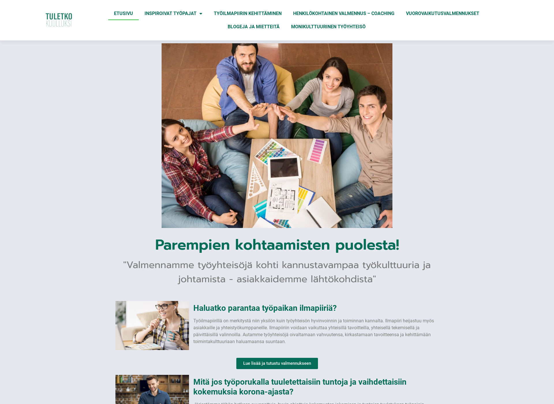 Screenshot for tuletkokuulluksi.fi