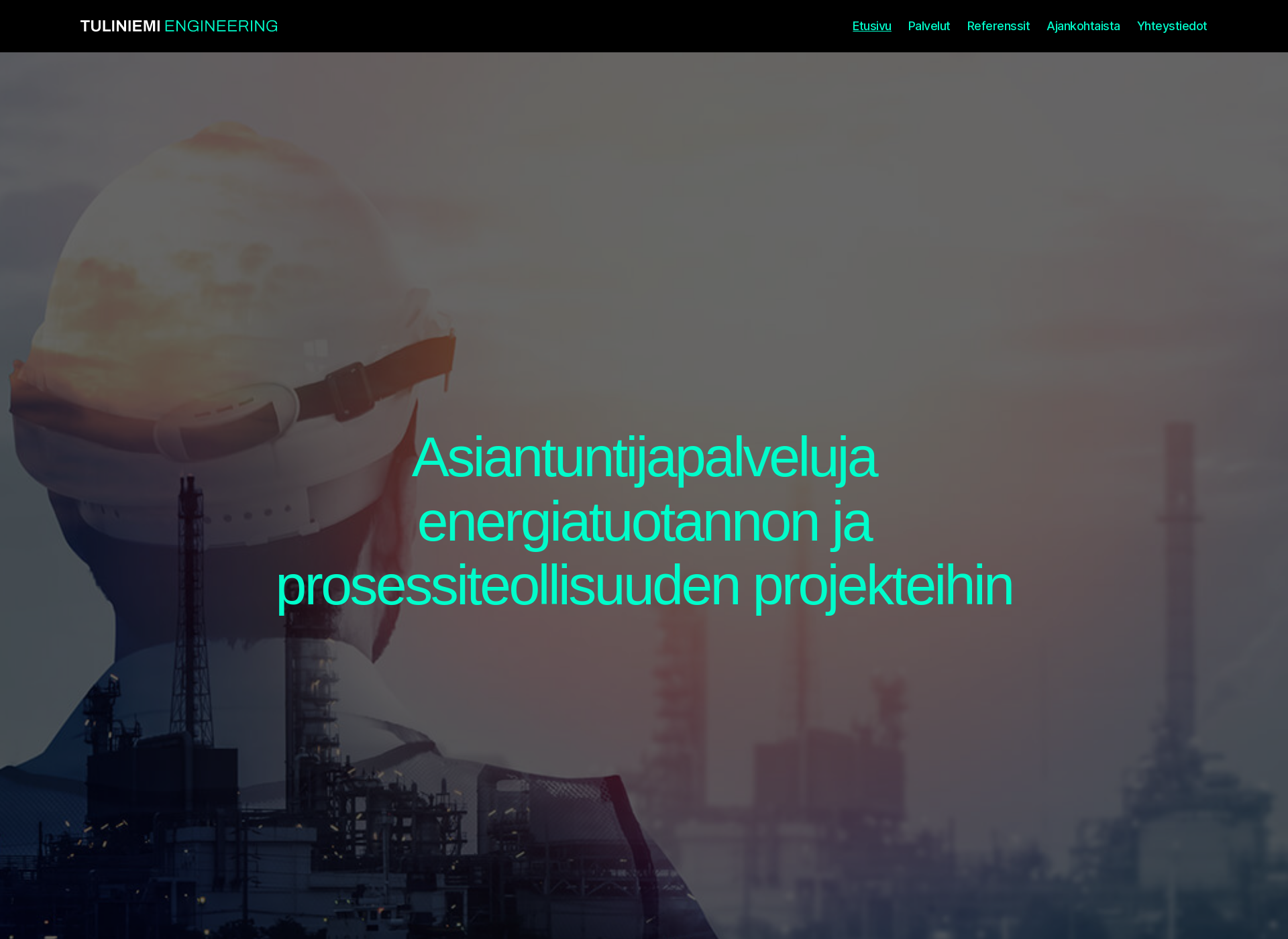 Skärmdump för tuliniemiengineering.fi