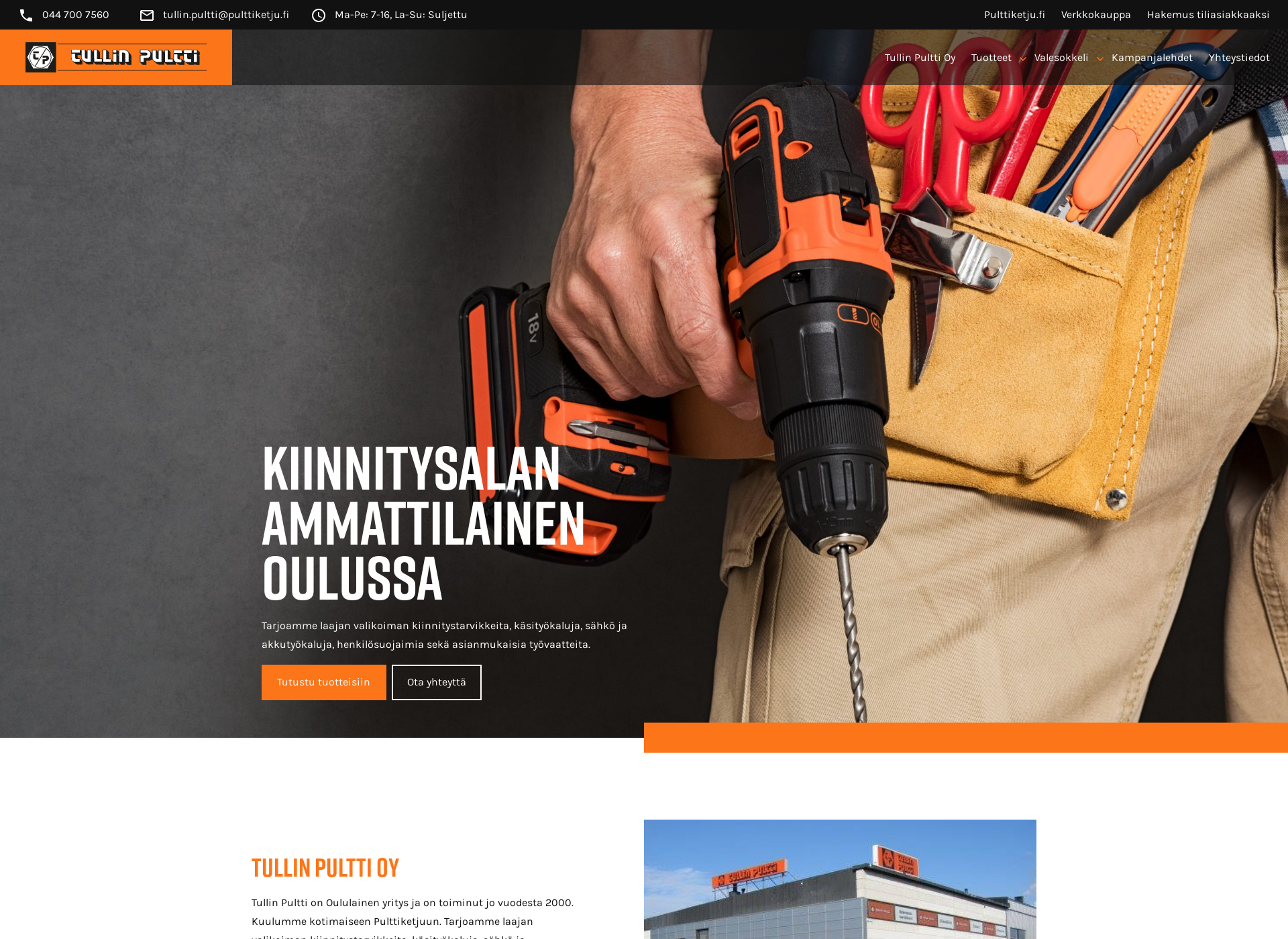 Screenshot for tullinpultti.fi