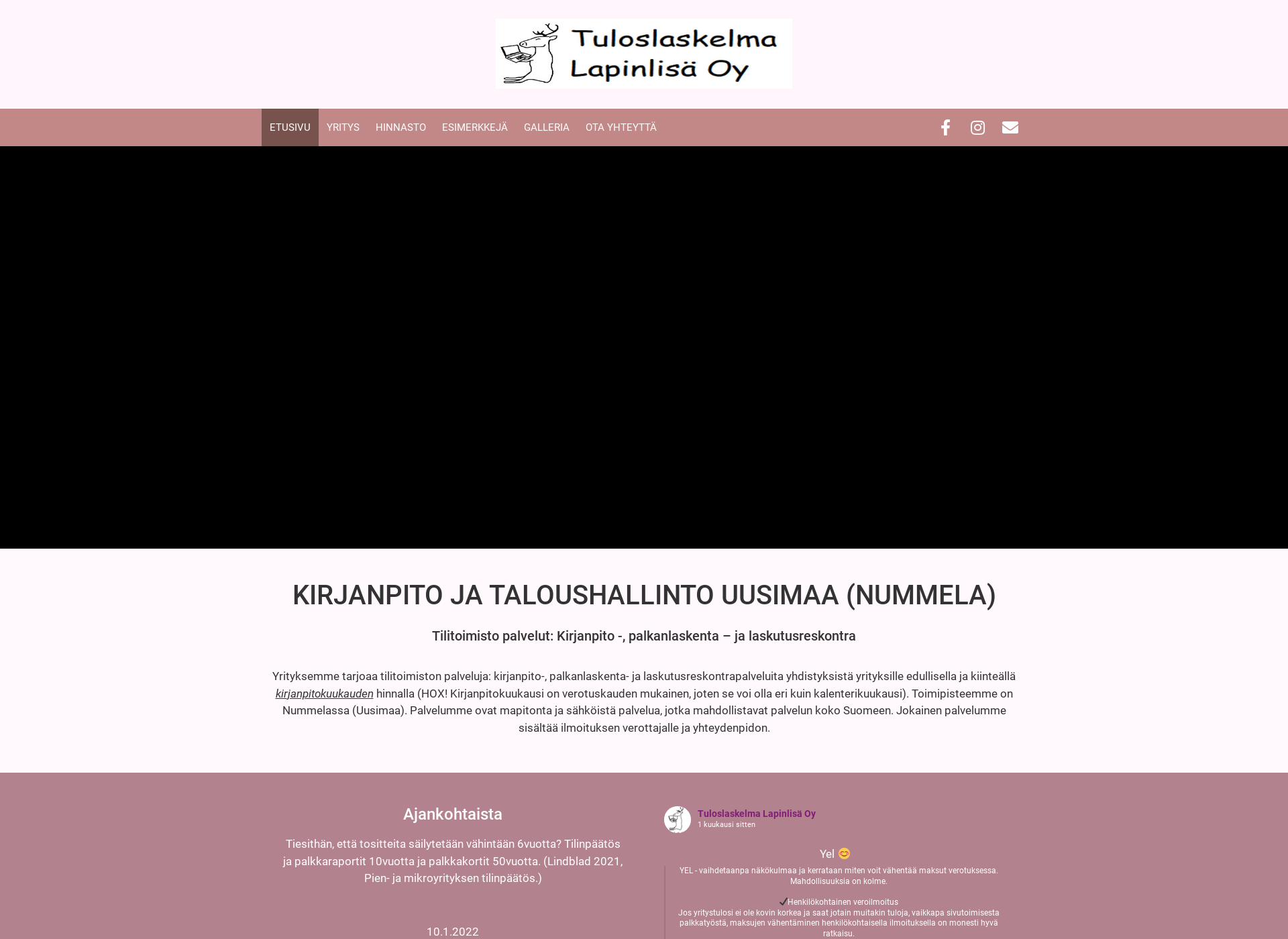 Screenshot for tuloslaskelmalapinlisa.fi