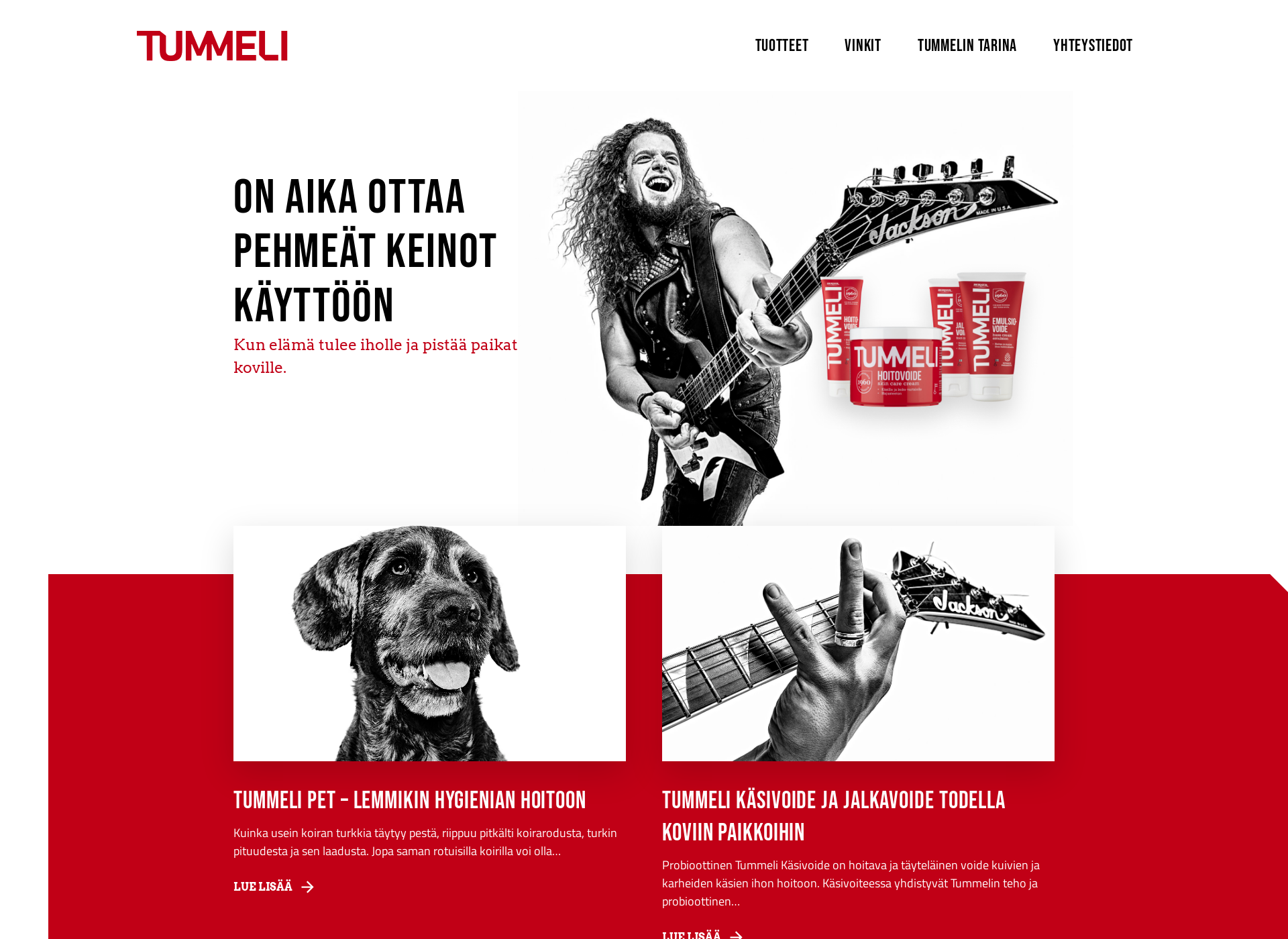Screenshot for tummeli.fi