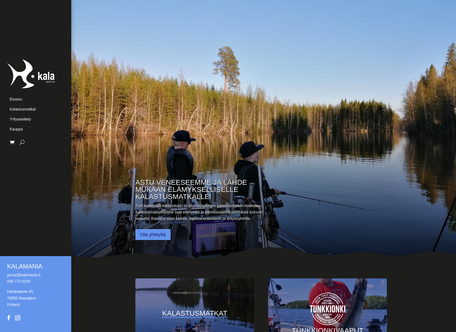 Screenshot for tunkkionki.fi