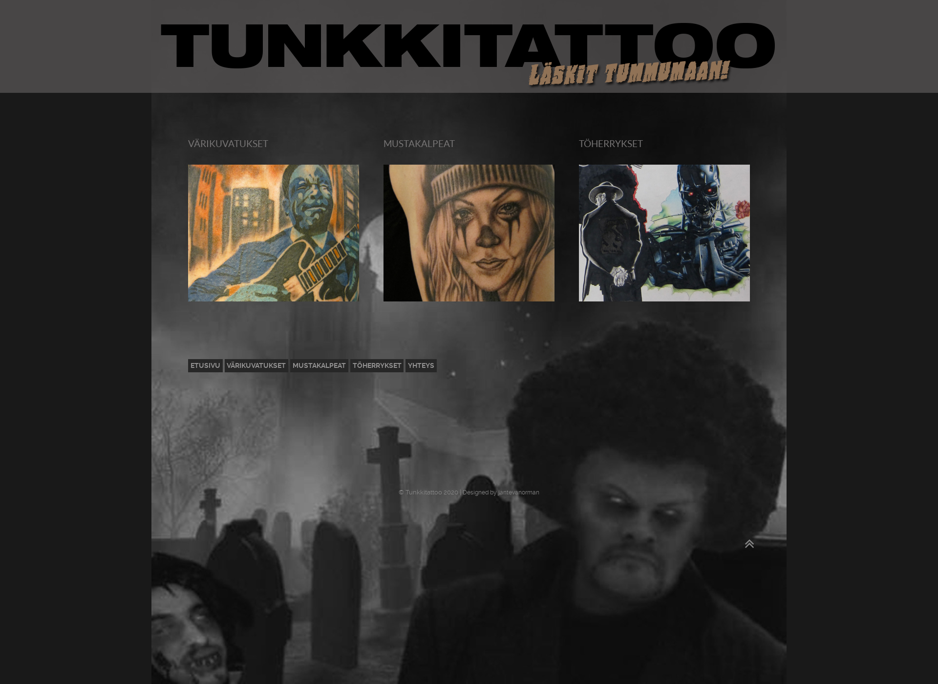 Screenshot for tunkkitattoo.fi