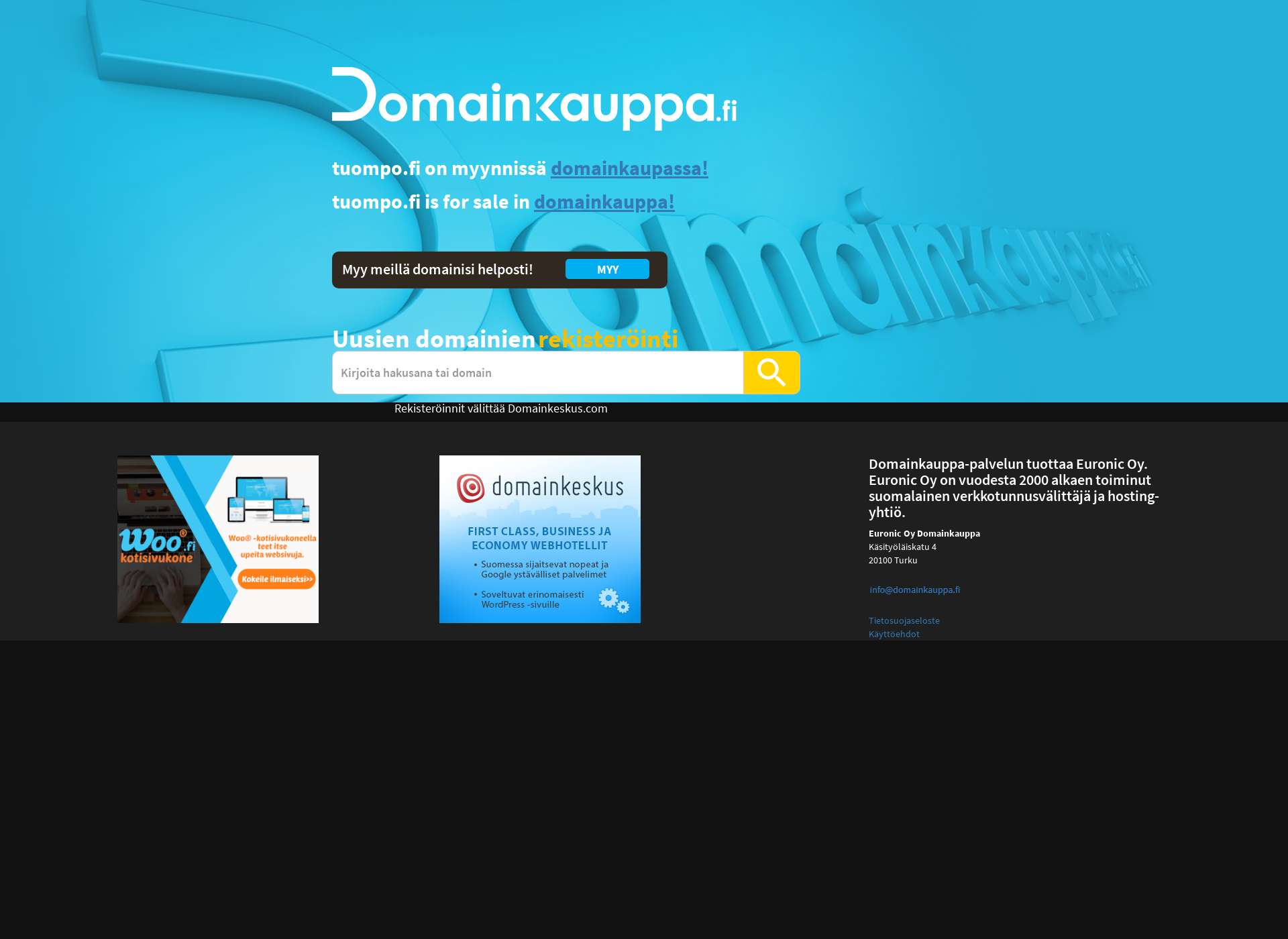 Screenshot for tuompo.fi