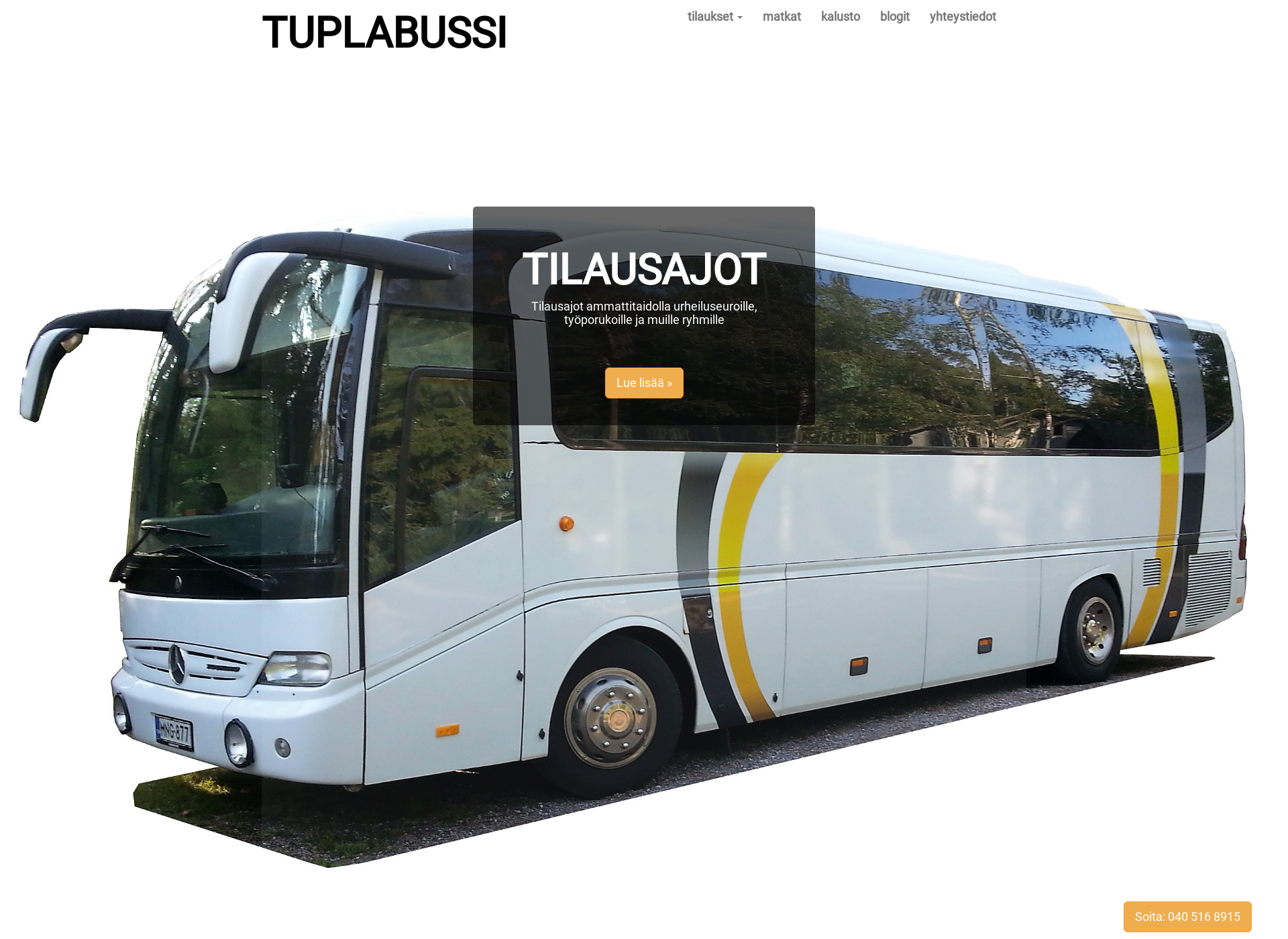 Screenshot for tuplabussi.fi