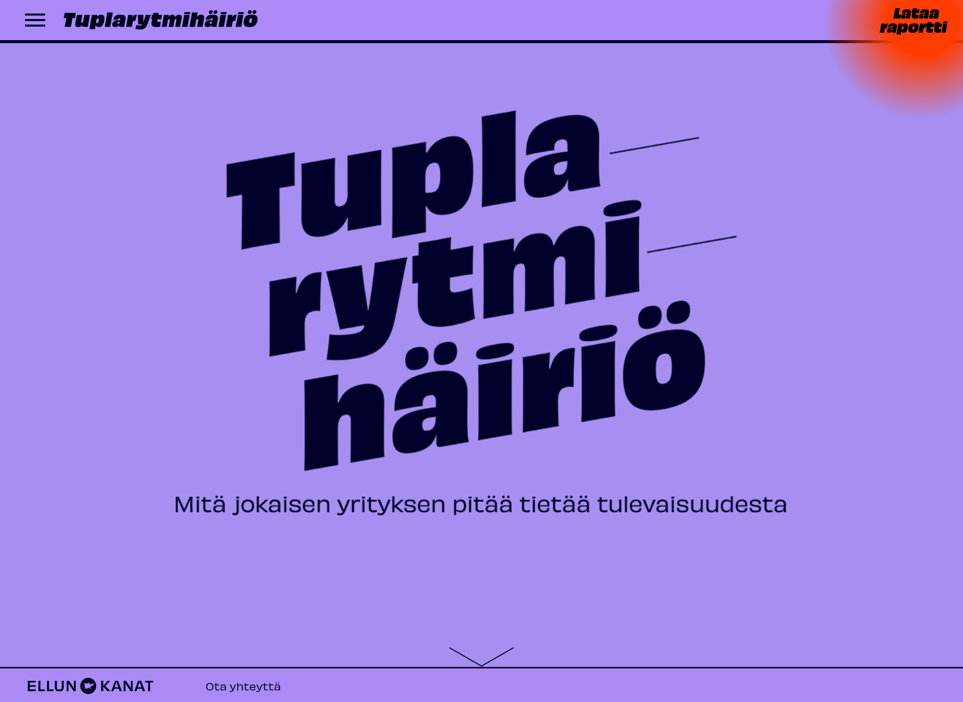 Screenshot for tuplarytmihairio.fi