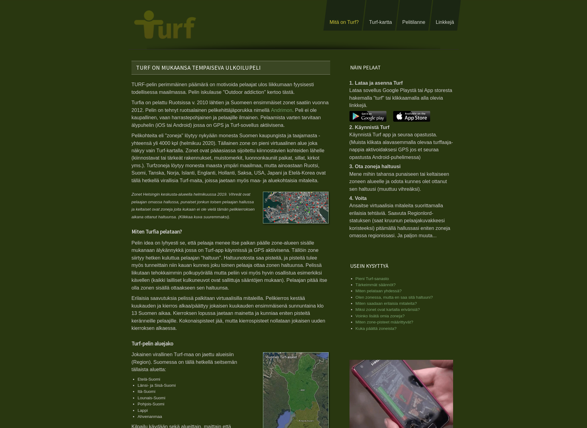Screenshot for turfgame.fi