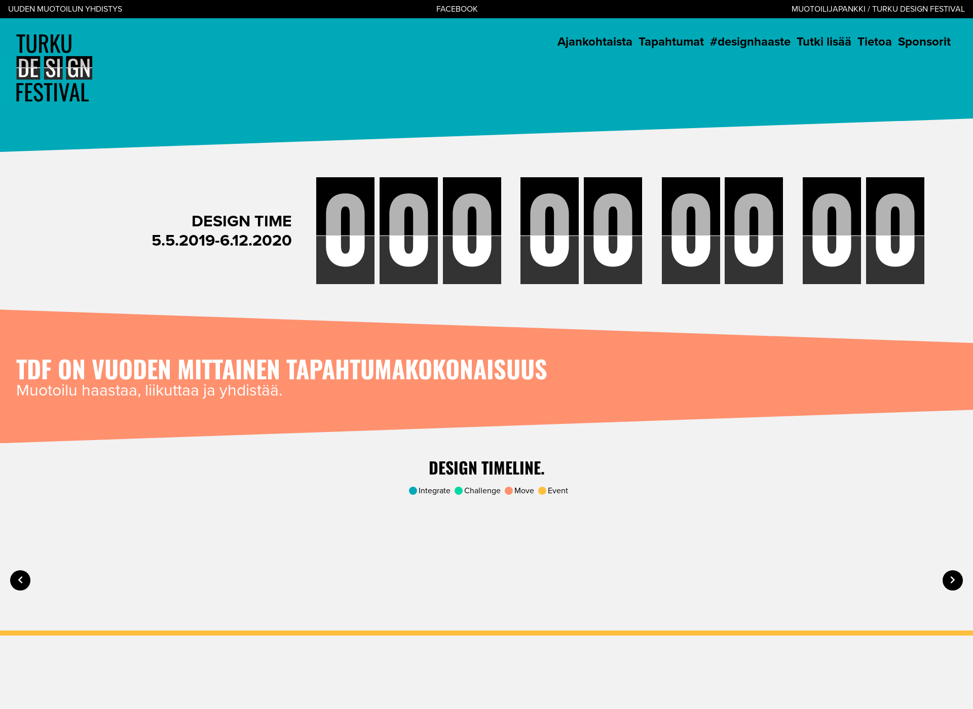 Screenshot for turkudesignfestival.fi