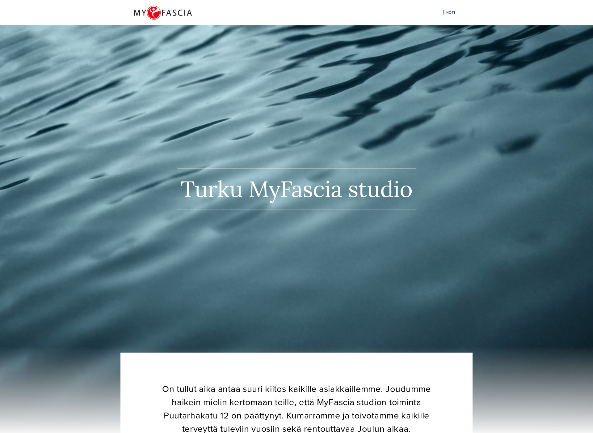 Screenshot for turkumyfascia.fi