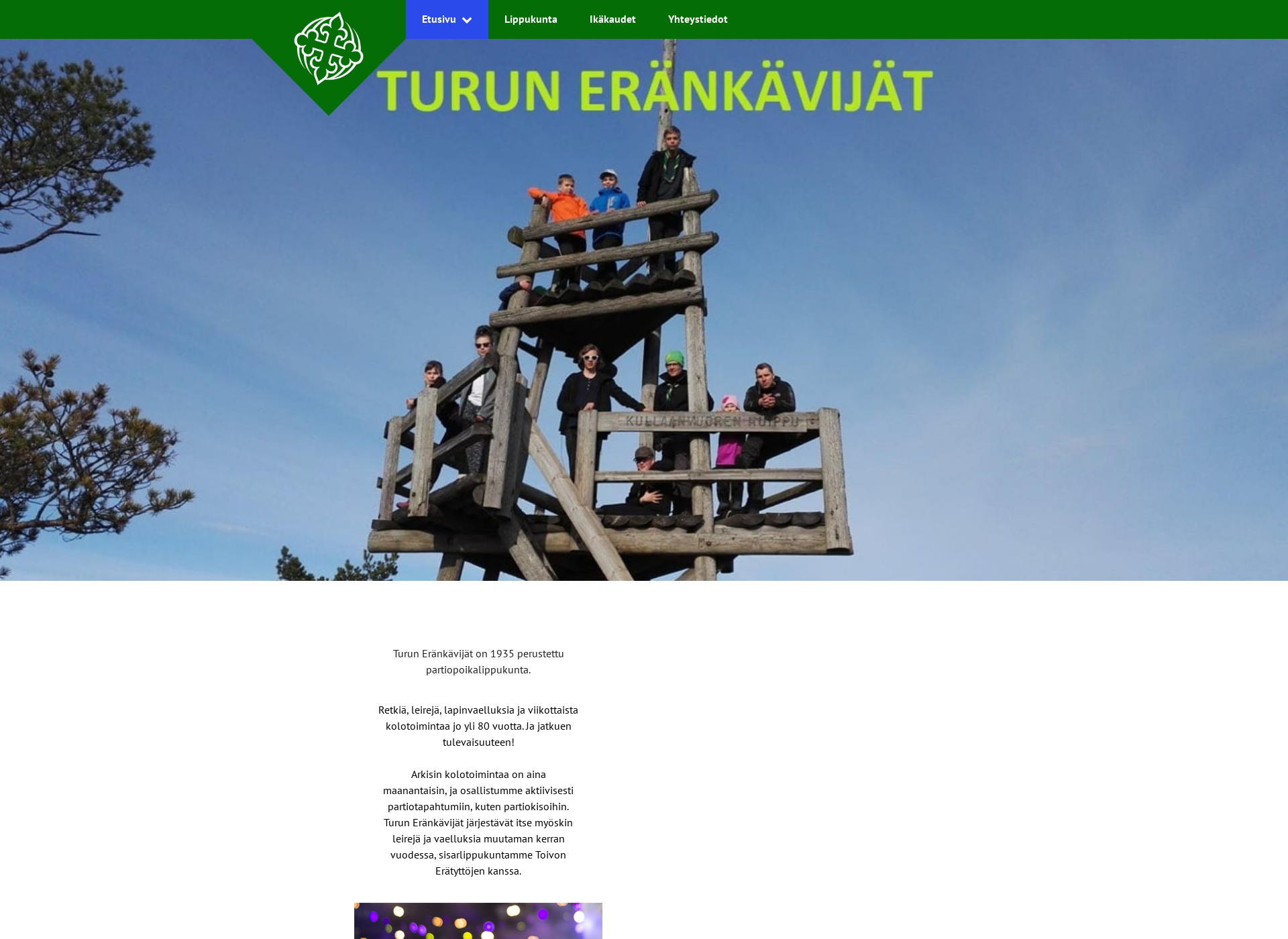 Skärmdump för turuneränkävijät.fi