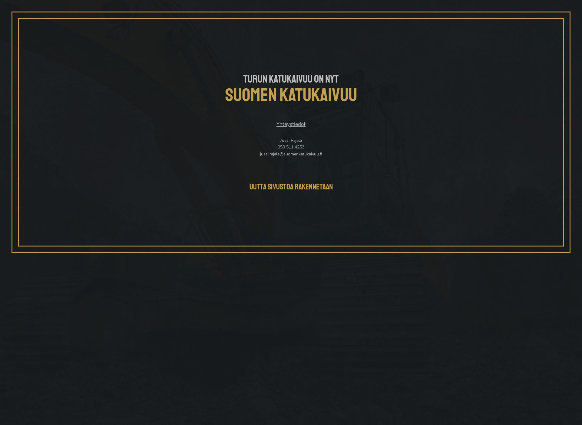 Screenshot for turunkatukaivuu.fi