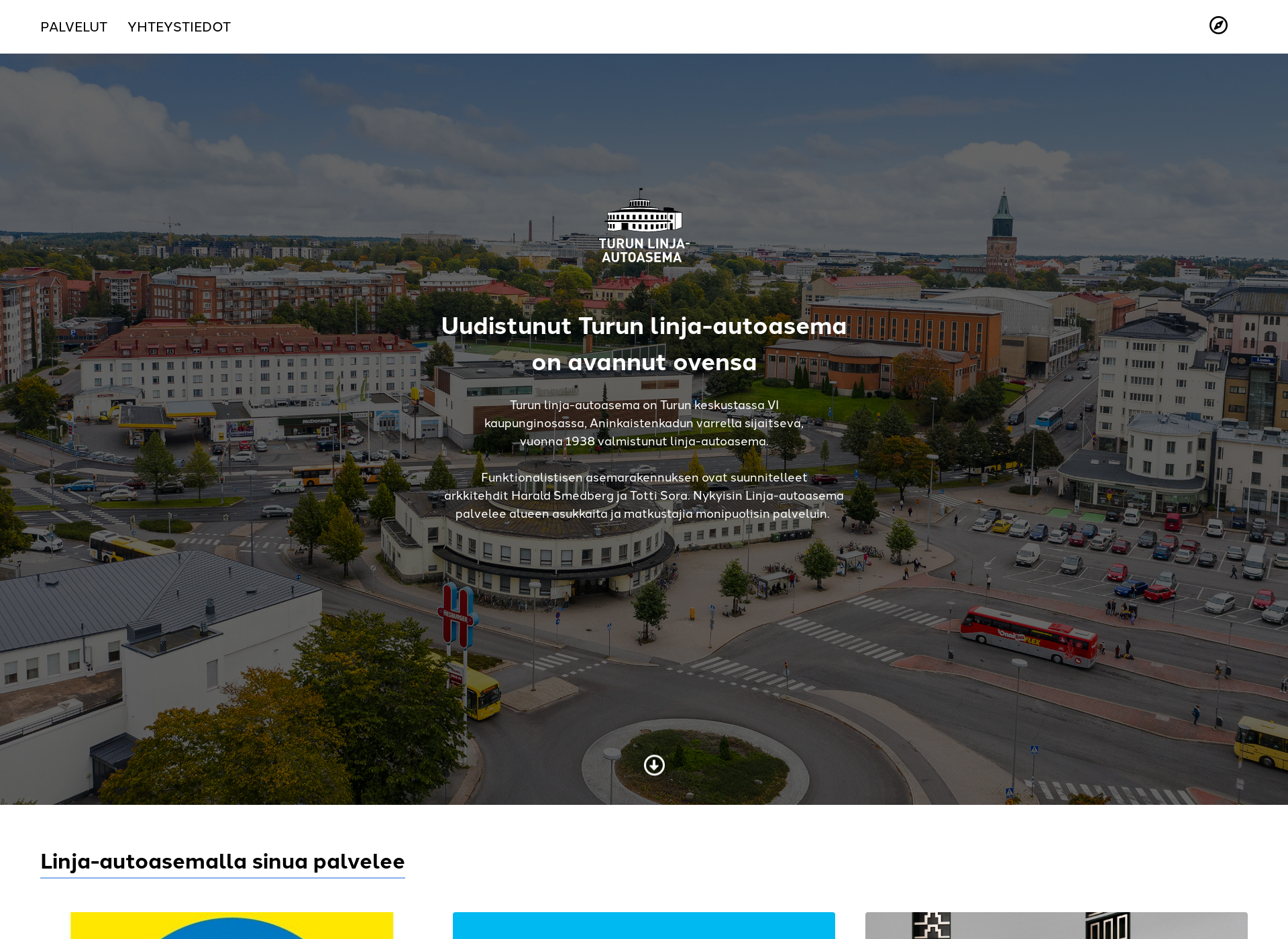 Screenshot for turunlinjaautoasema.fi