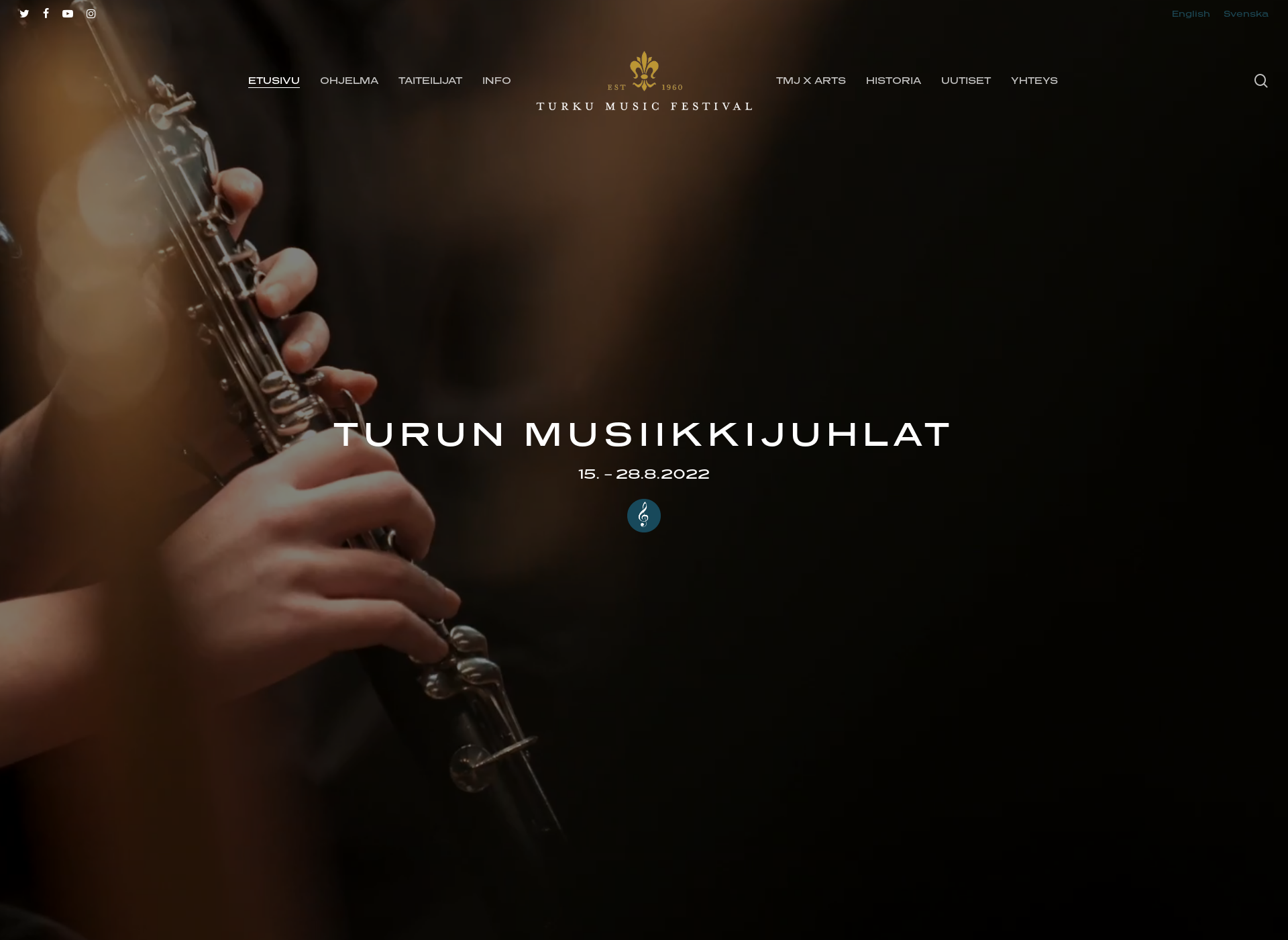 Screenshot for turunmusiikkijuhlat.fi