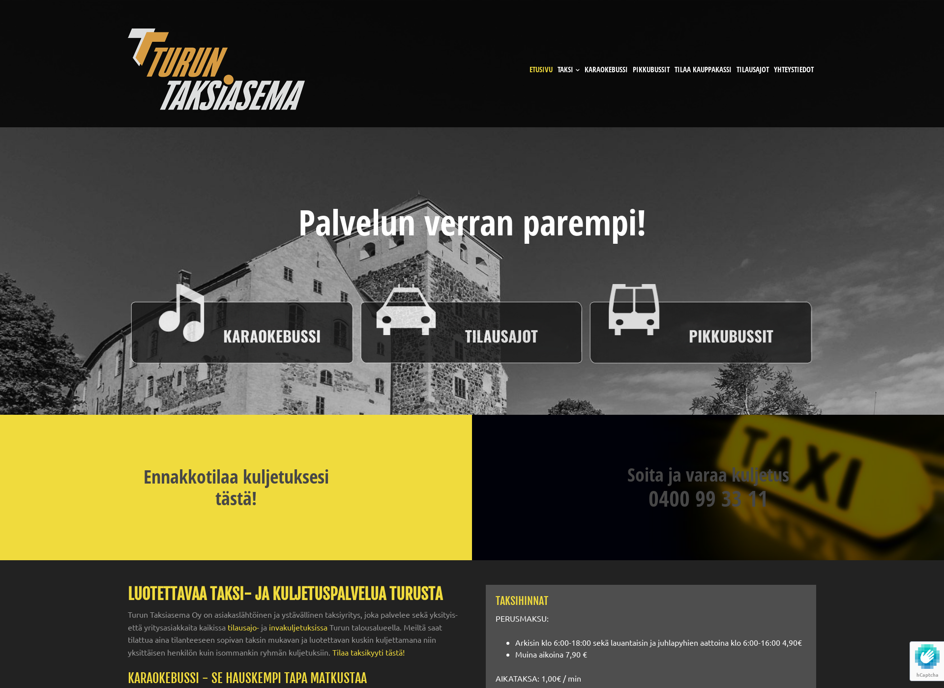 Screenshot for turuntaksiasema.fi