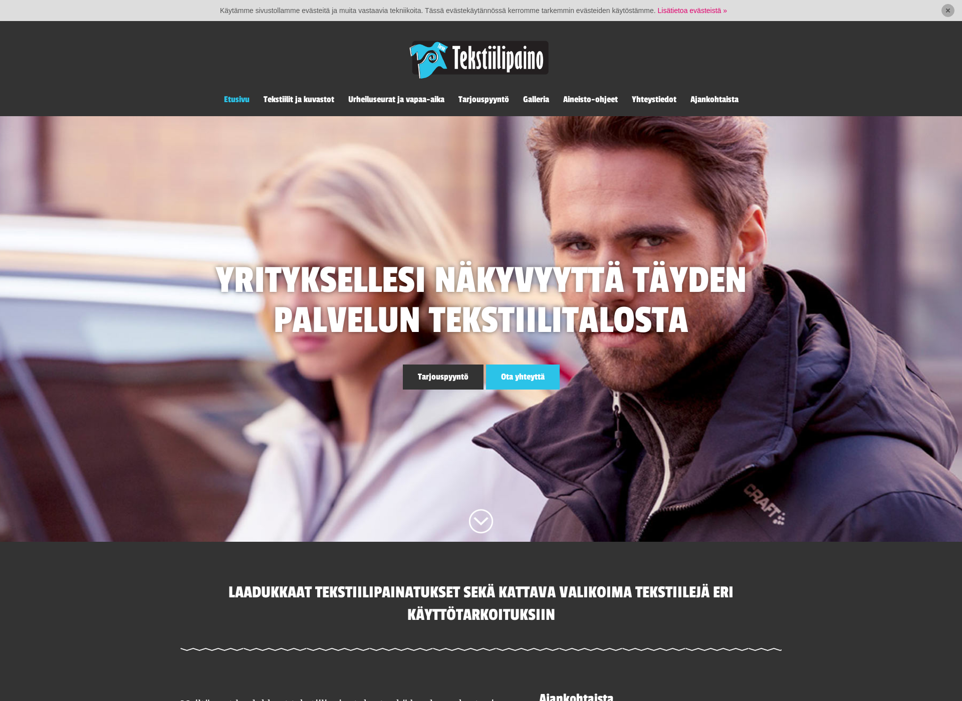 Näyttökuva turuntekstiilipaino.fi