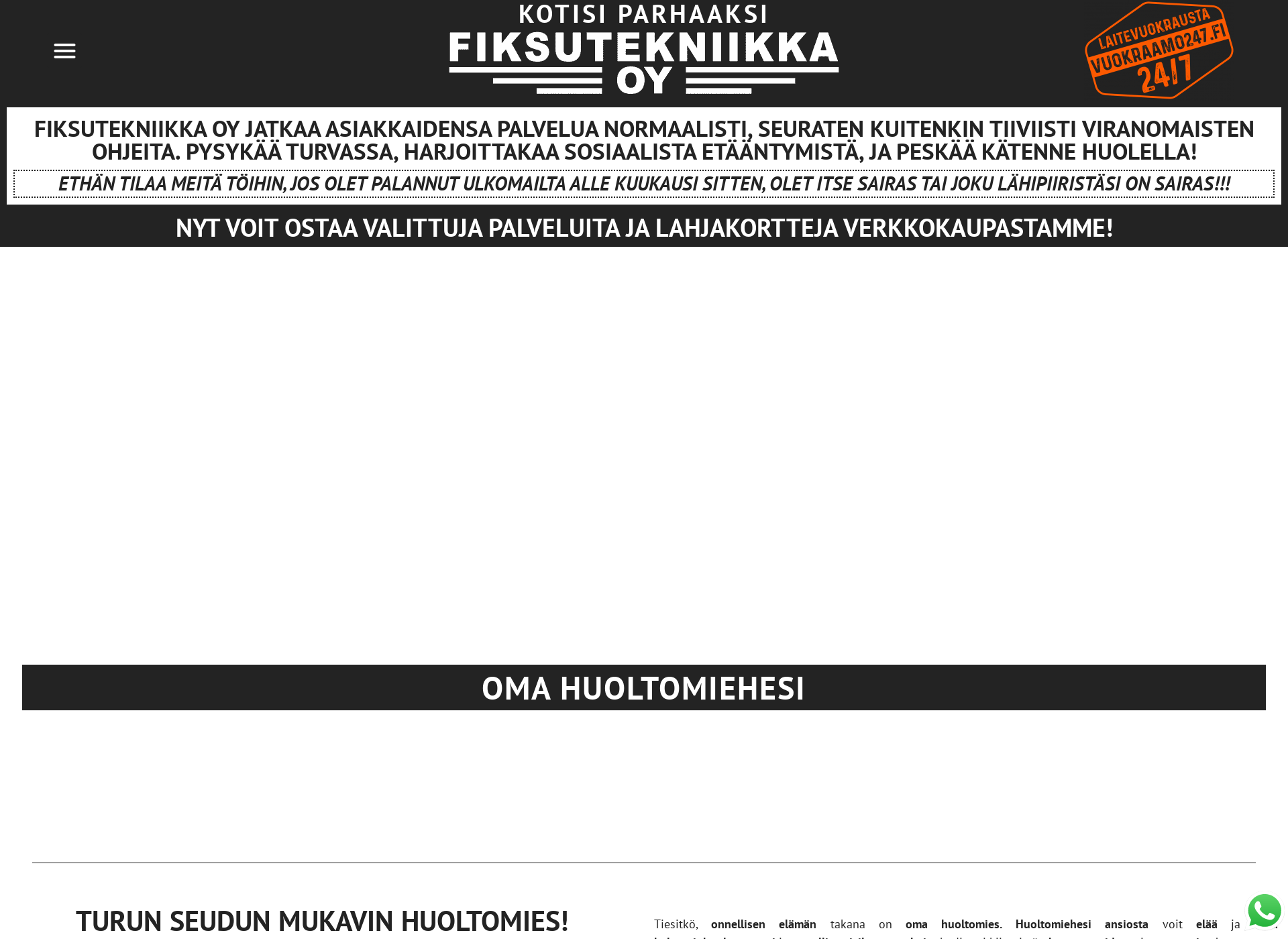 Screenshot for turuntyomiespalvelu.fi
