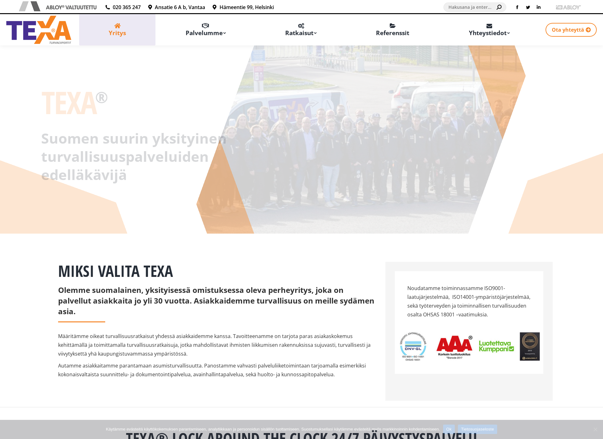 Screenshot for turvaexpertit.fi