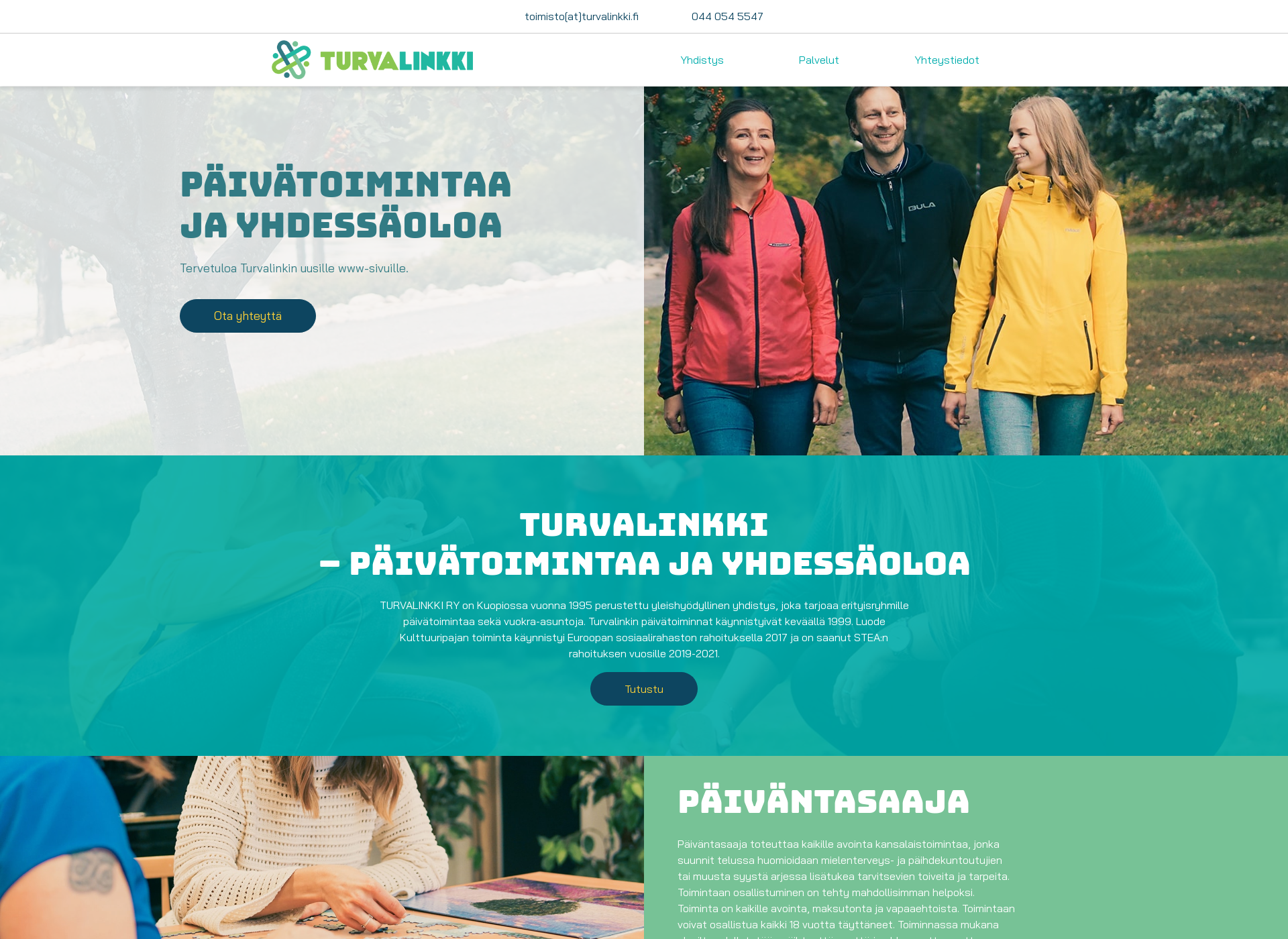 Screenshot for turvalinkki.fi
