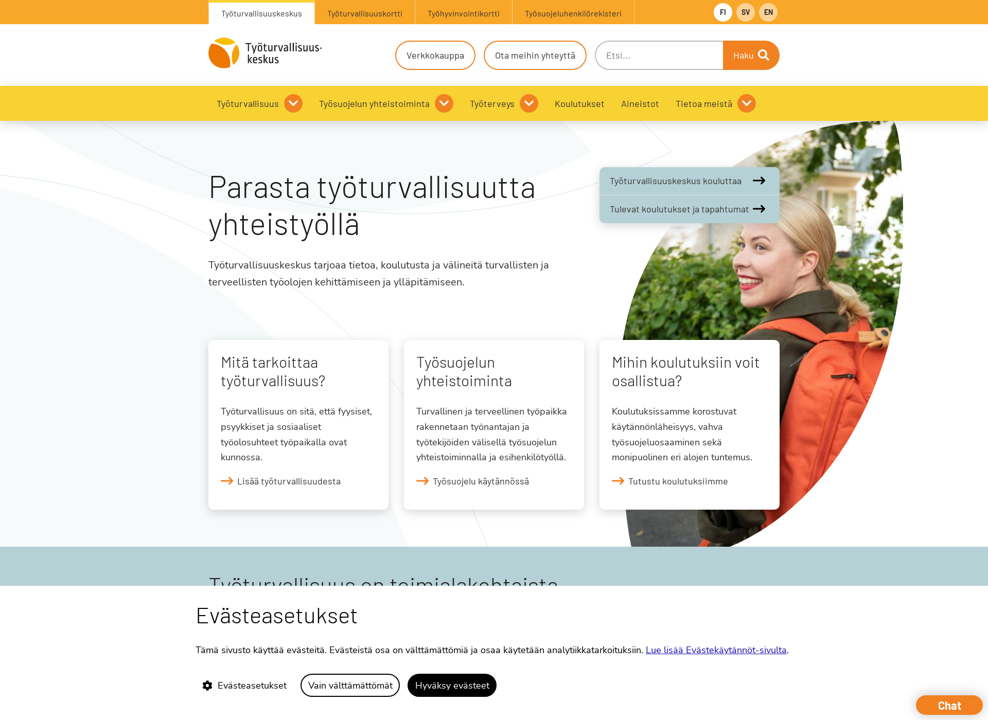 Screenshot for turvallisuuskumppani.fi