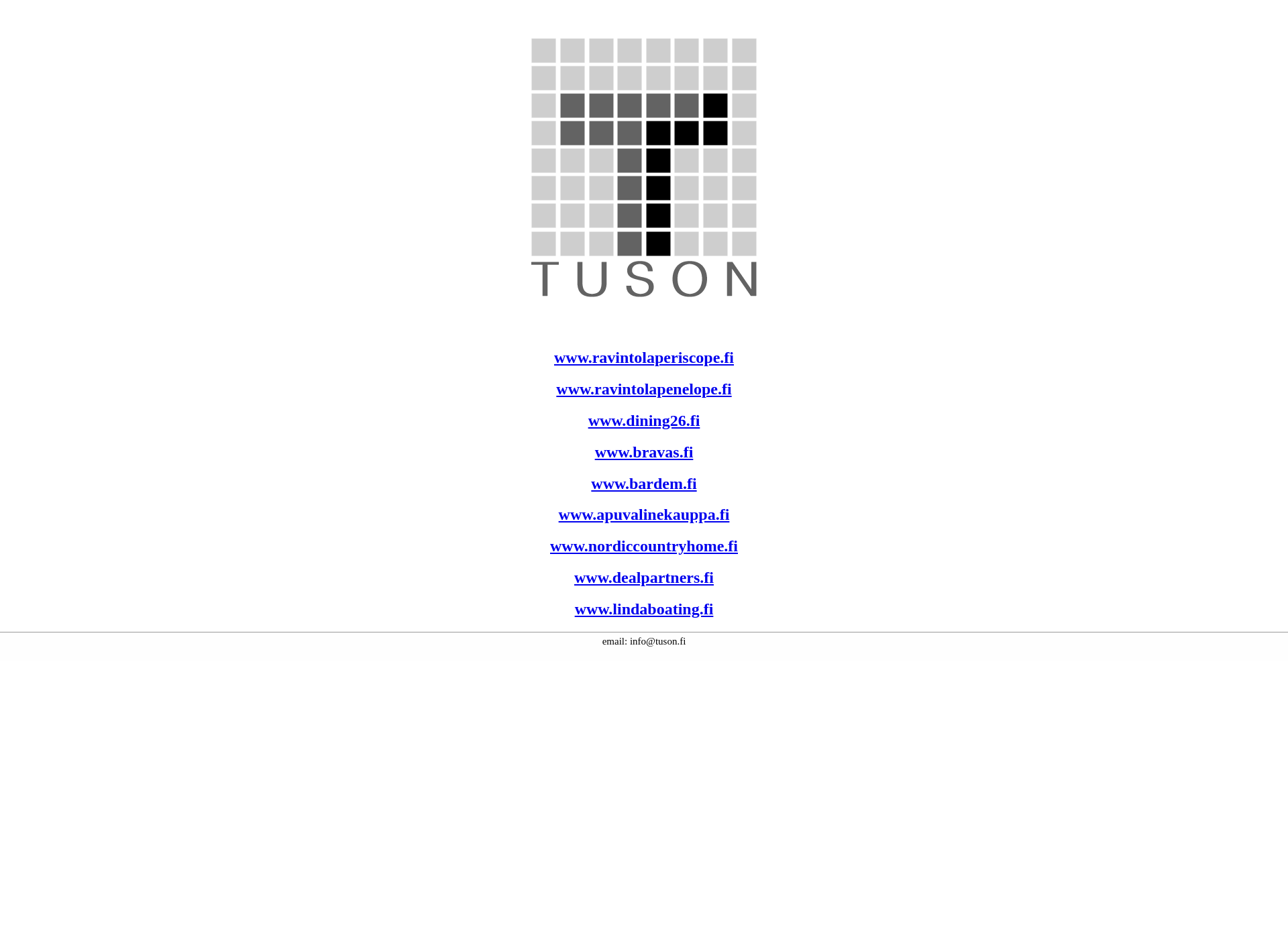 Screenshot for tuson.fi