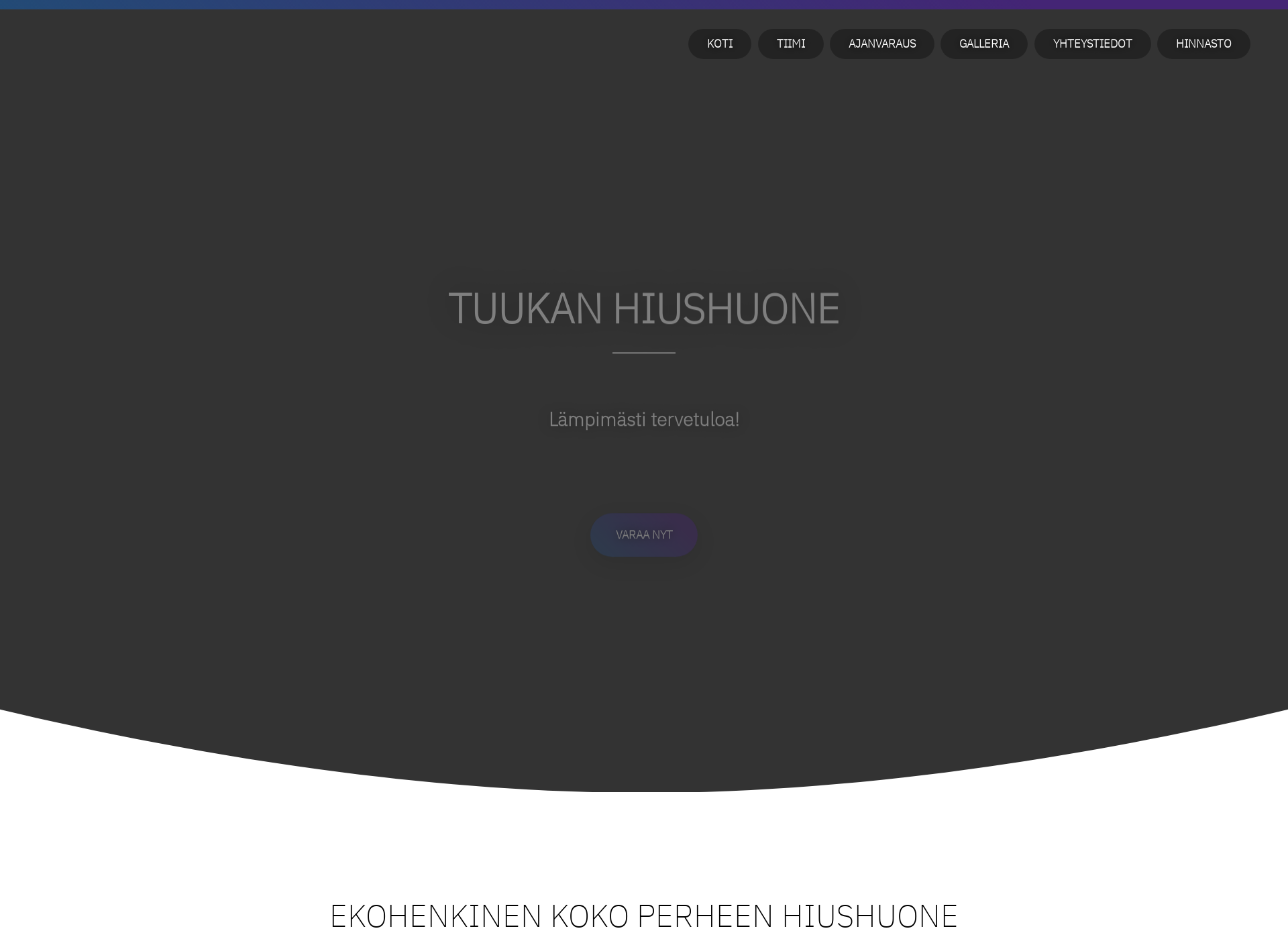 Screenshot for tuukanhiushuone.fi