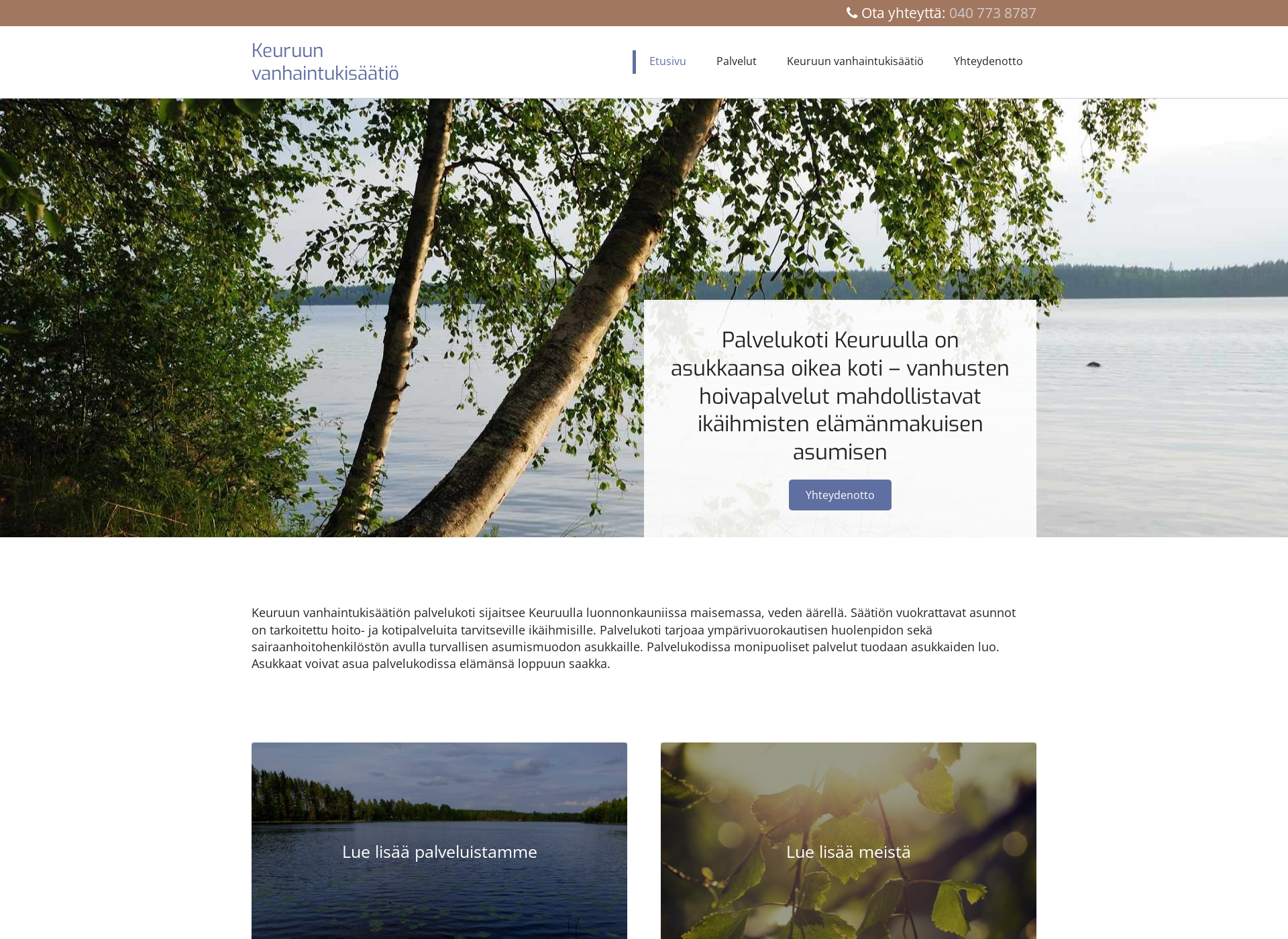 Screenshot for tuurilakoti.fi