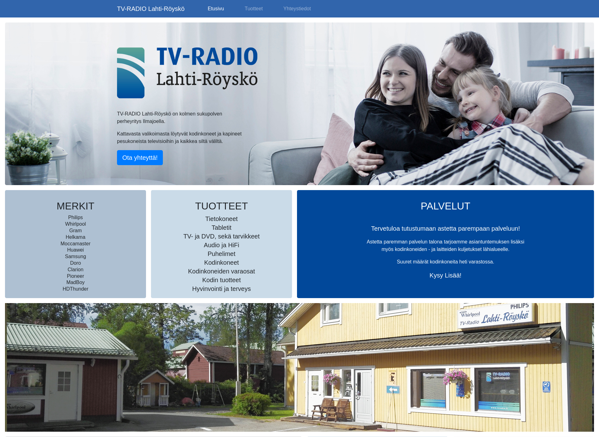 Skärmdump för tvradio.fi