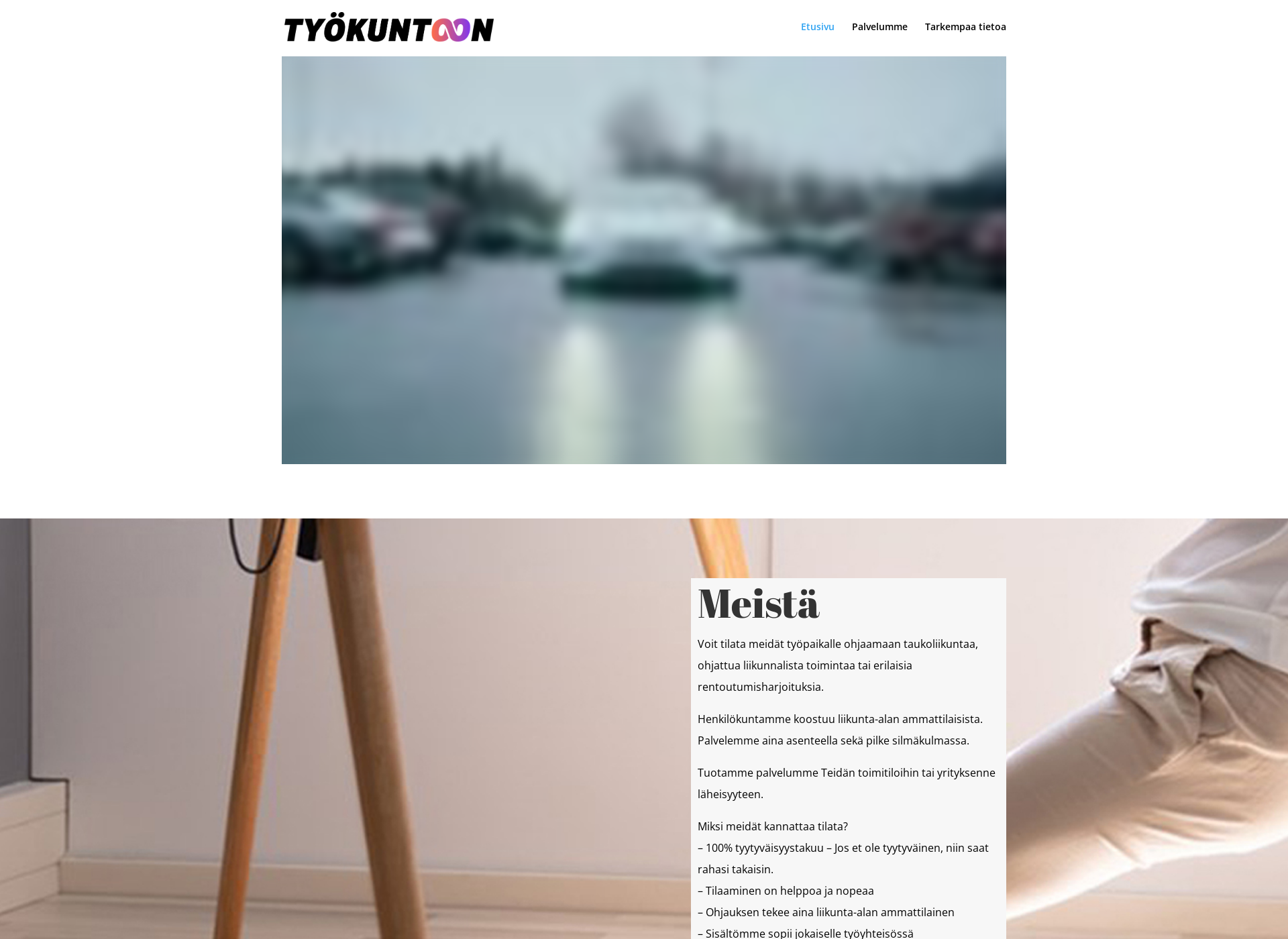 Skärmdump för tyokuntoon.fi