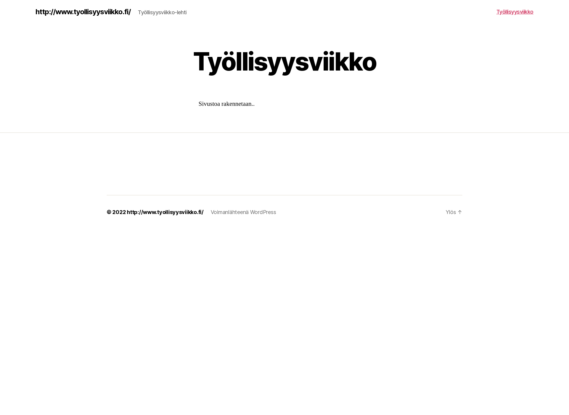 Näyttökuva tyollisyysviikko.fi