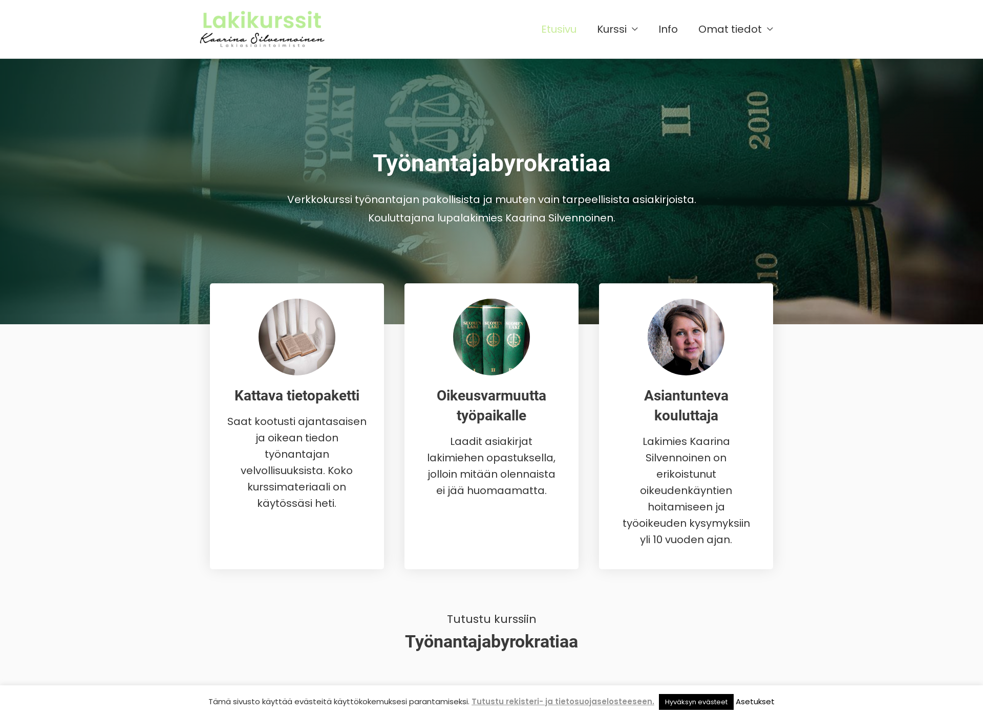Screenshot for tyonantajabyrokratiaa.fi