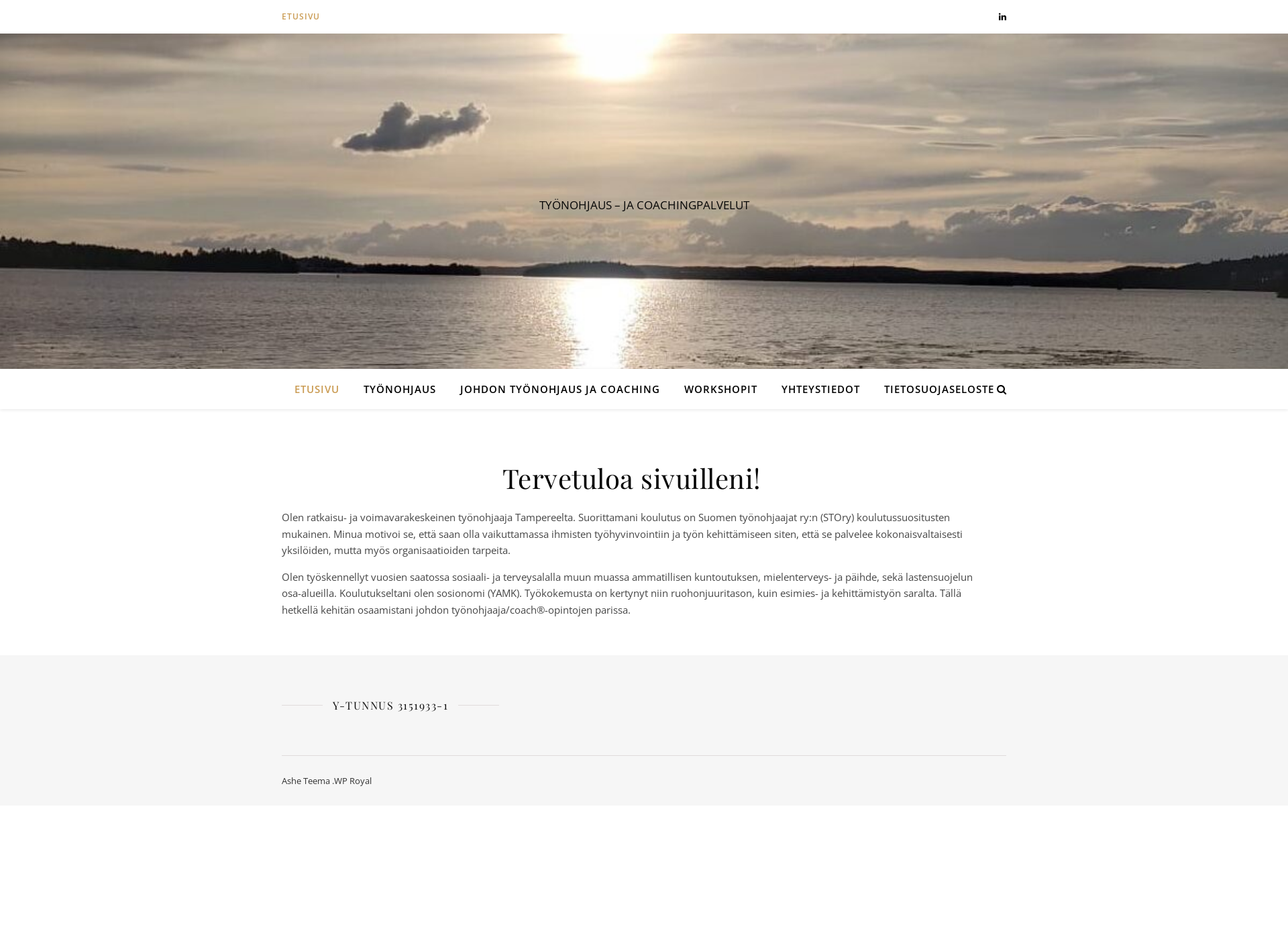 Skärmdump för tyonohjaajatonikarilainen.fi