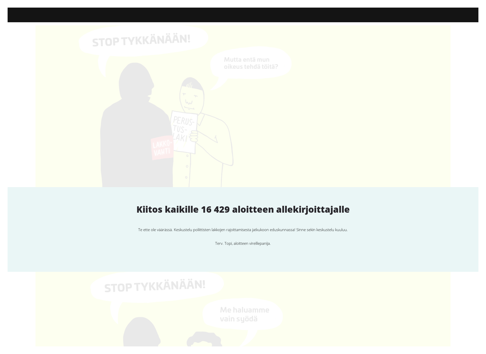 Skärmdump för tyorauha2018.fi