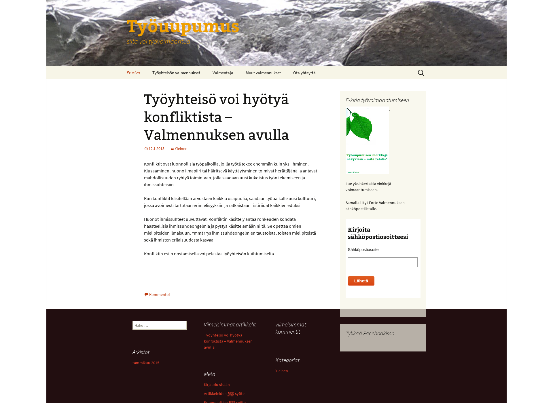 Screenshot for tyouupumus.fi