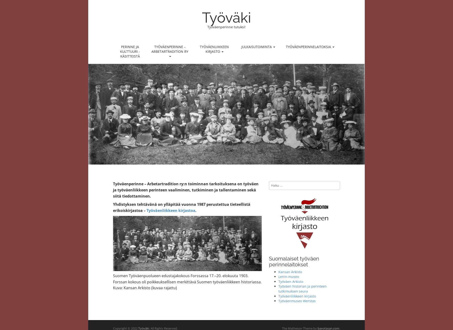 Screenshot for tyovaki.fi