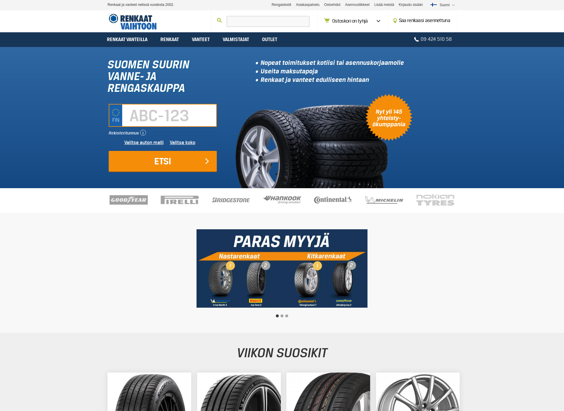 Screenshot for tyremate.fi