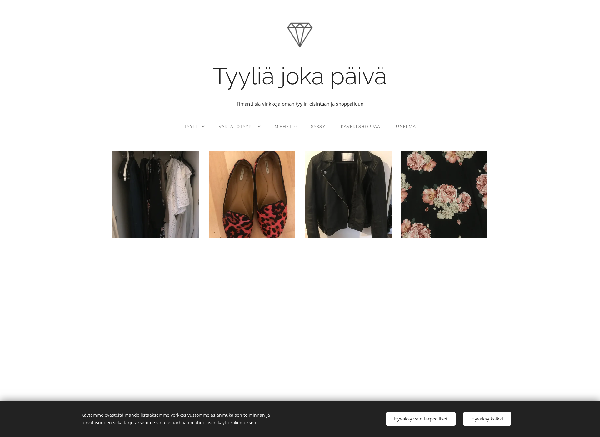 Screenshot for tyyliajokapaiva.fi