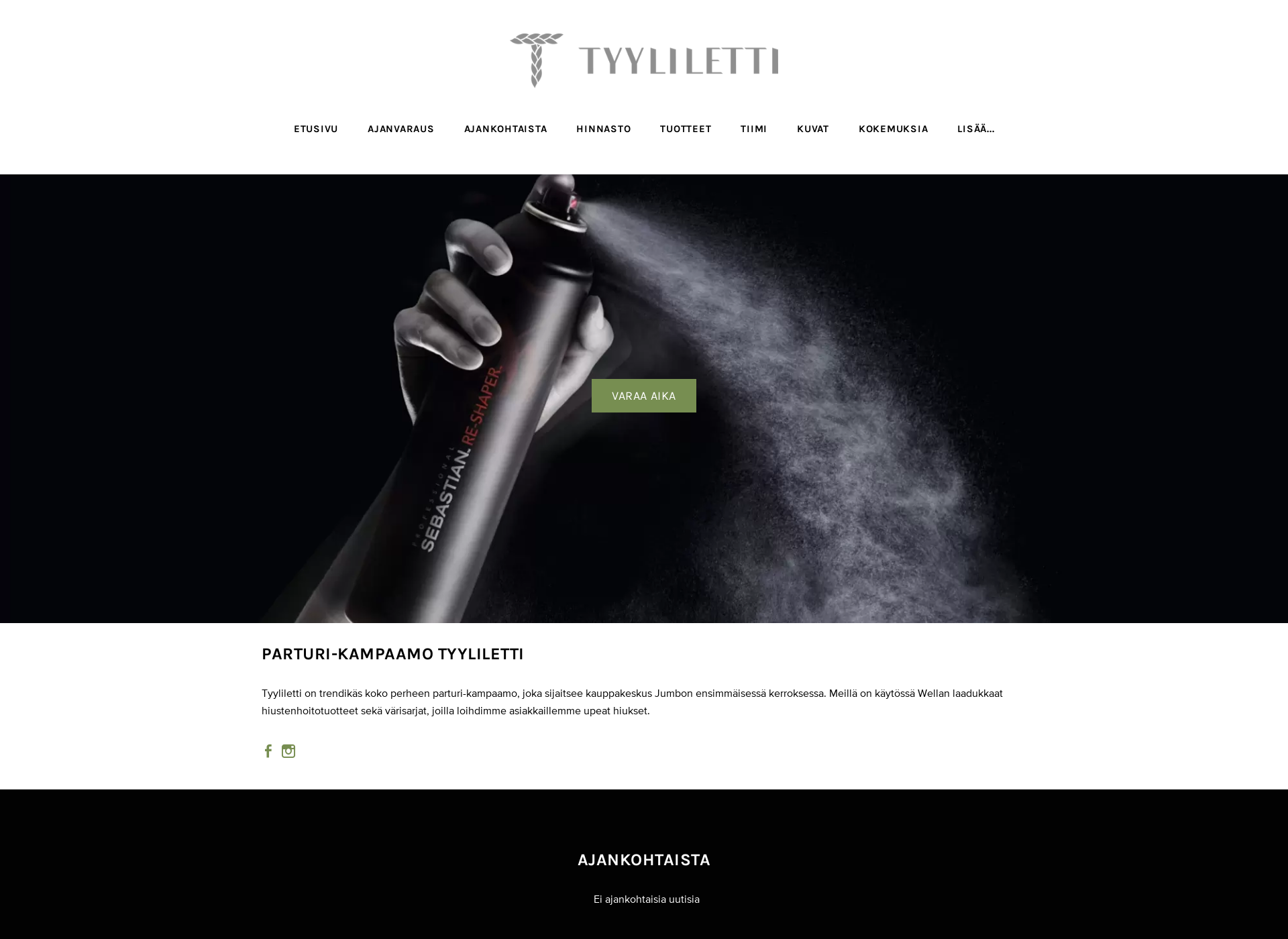 Screenshot for tyyliletti.fi