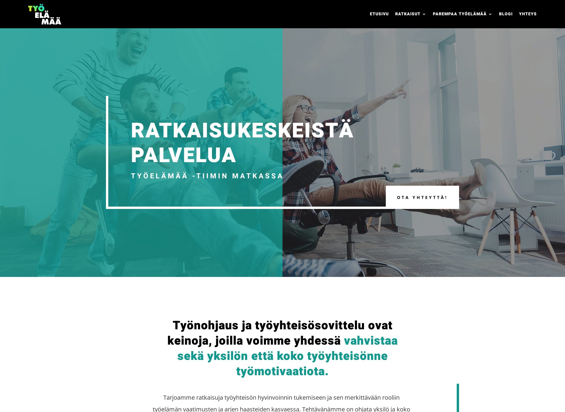 Näyttökuva työelämää.fi