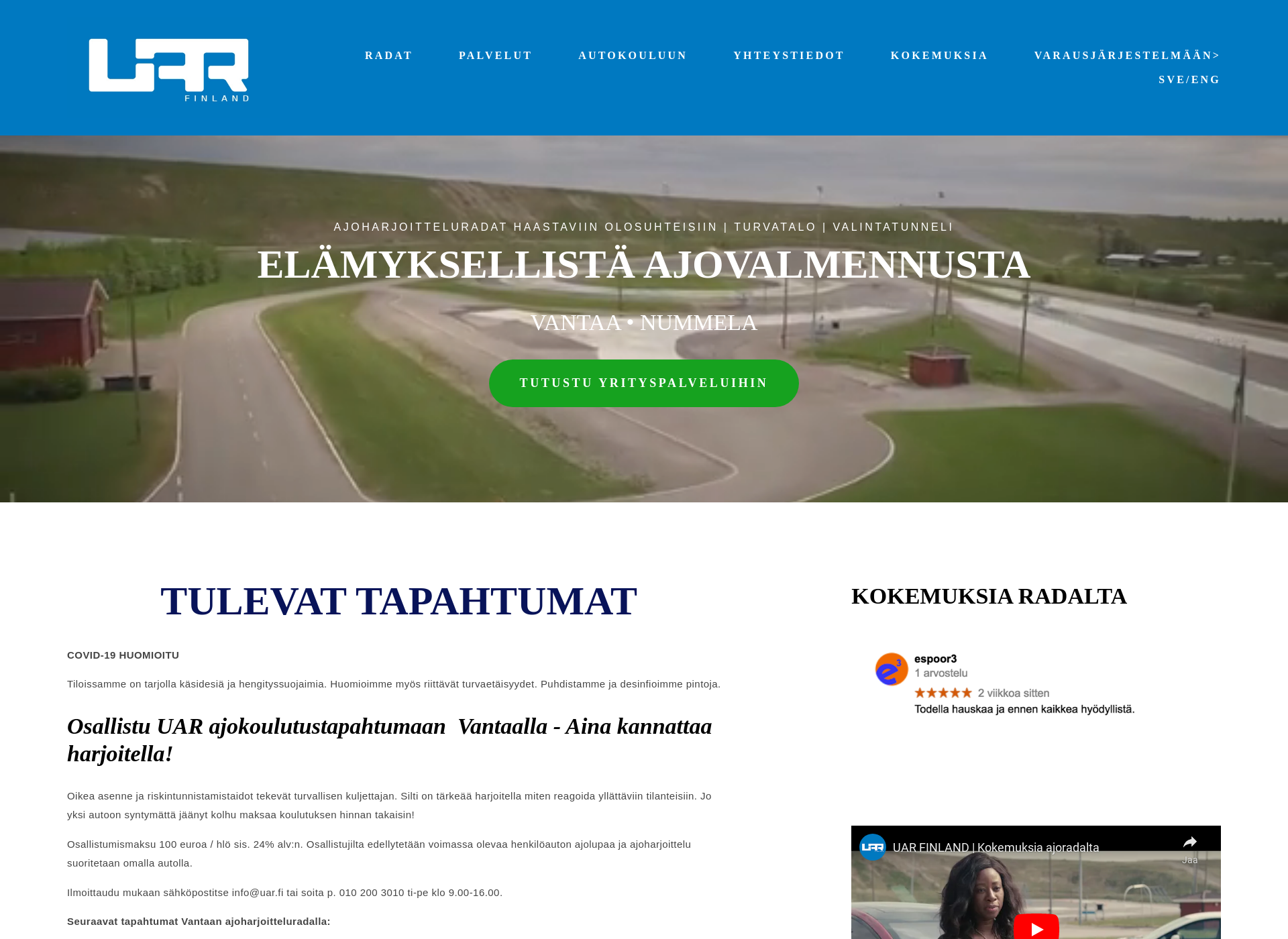 Screenshot for uar.fi