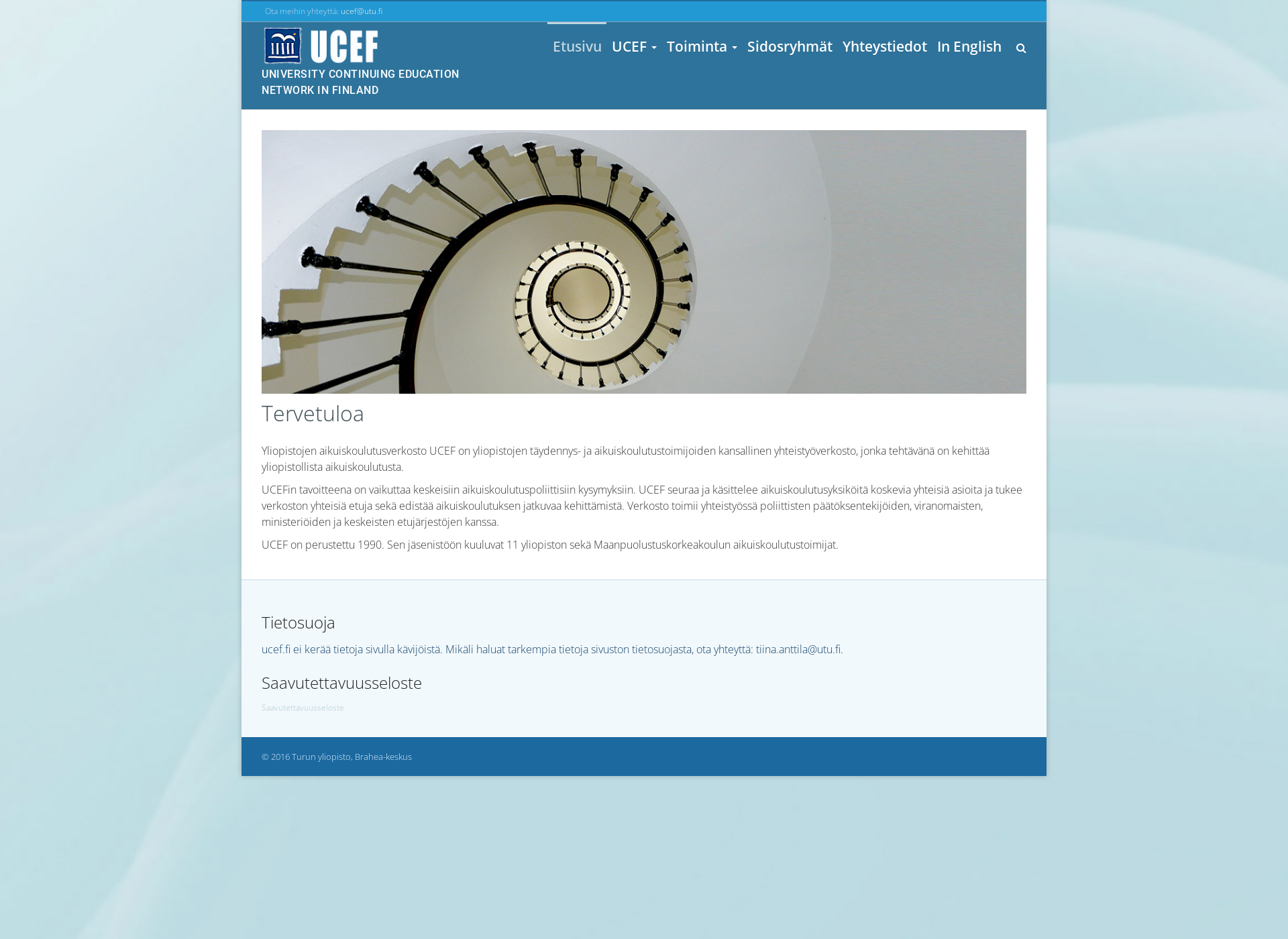 Screenshot for ucef.fi