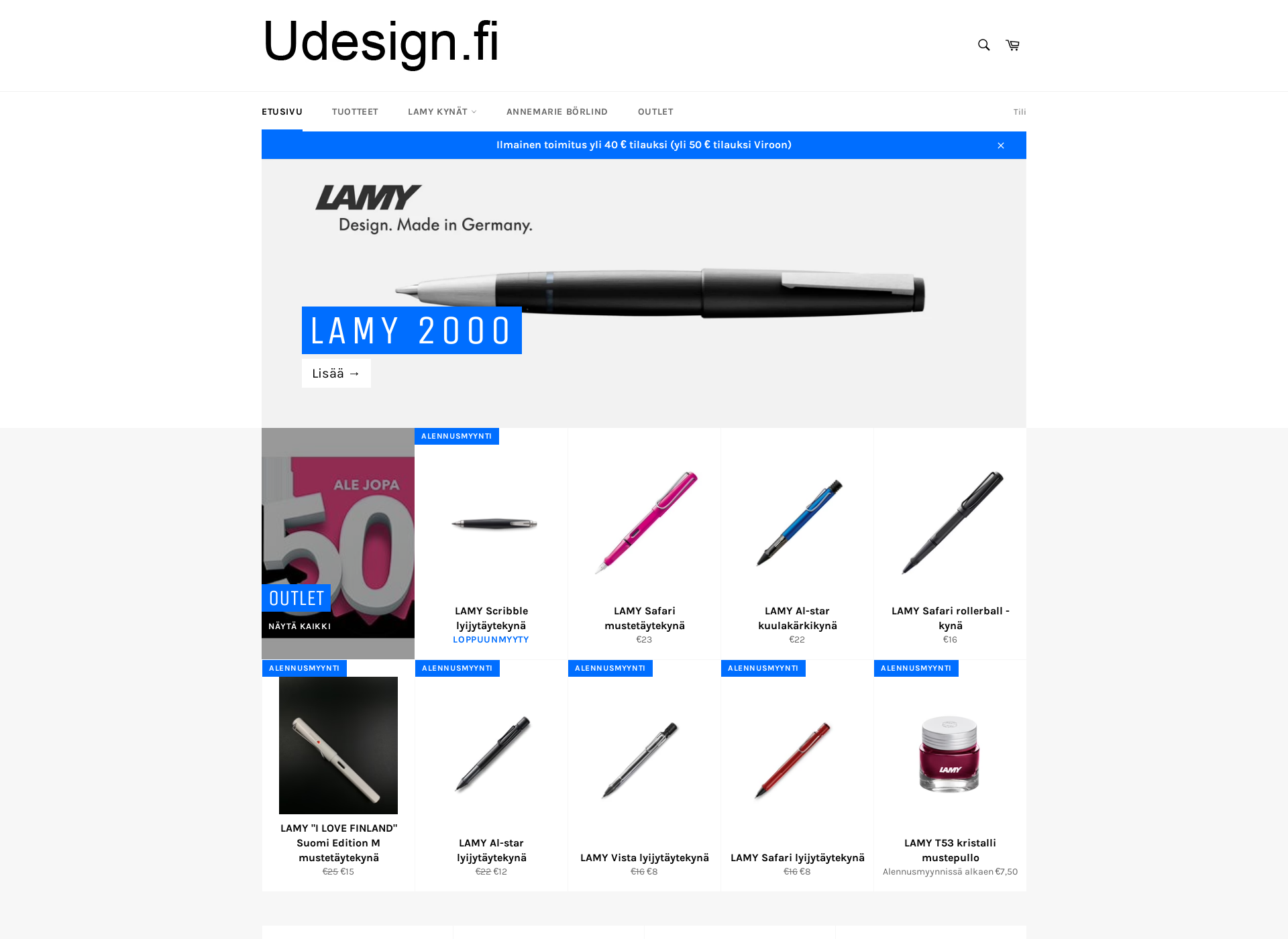 Screenshot for udesign.fi