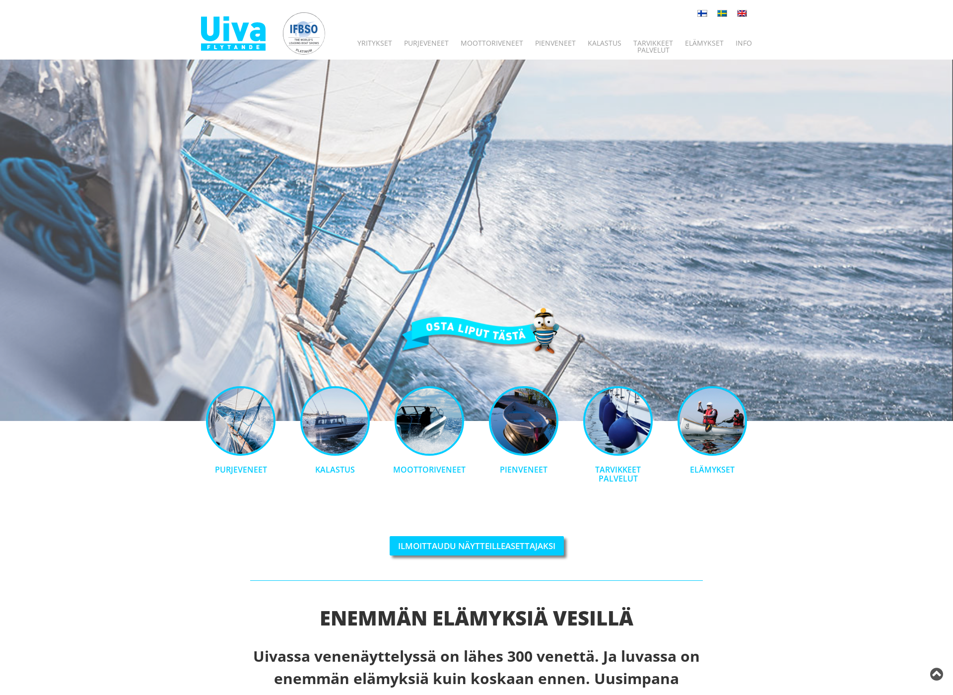 Screenshot for uiva.fi