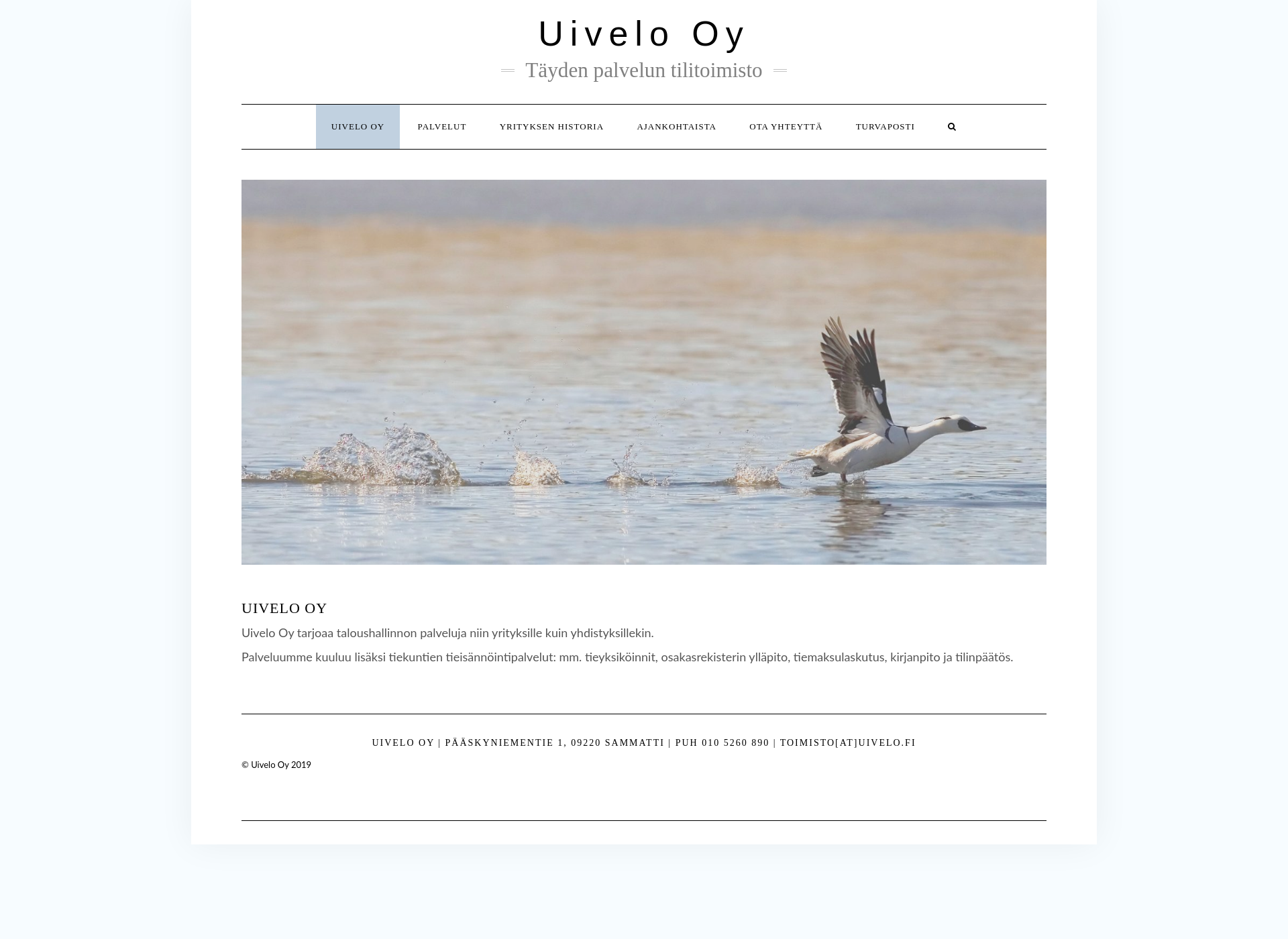 Screenshot for uivelo.fi