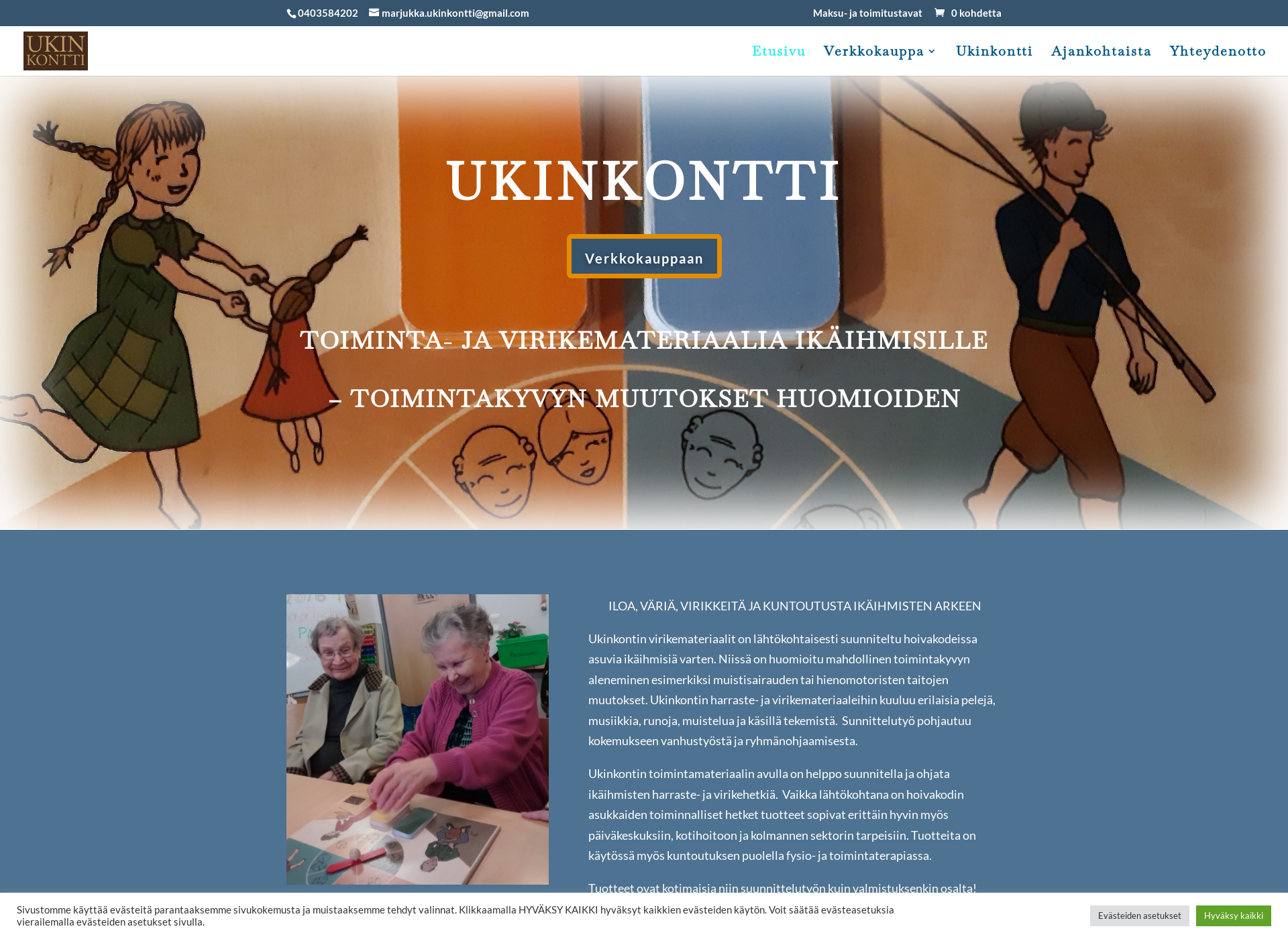 Screenshot for ukinkontti.fi