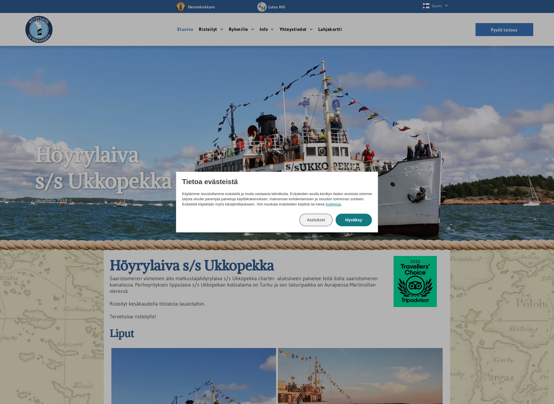 Screenshot for ukkopekka.fi