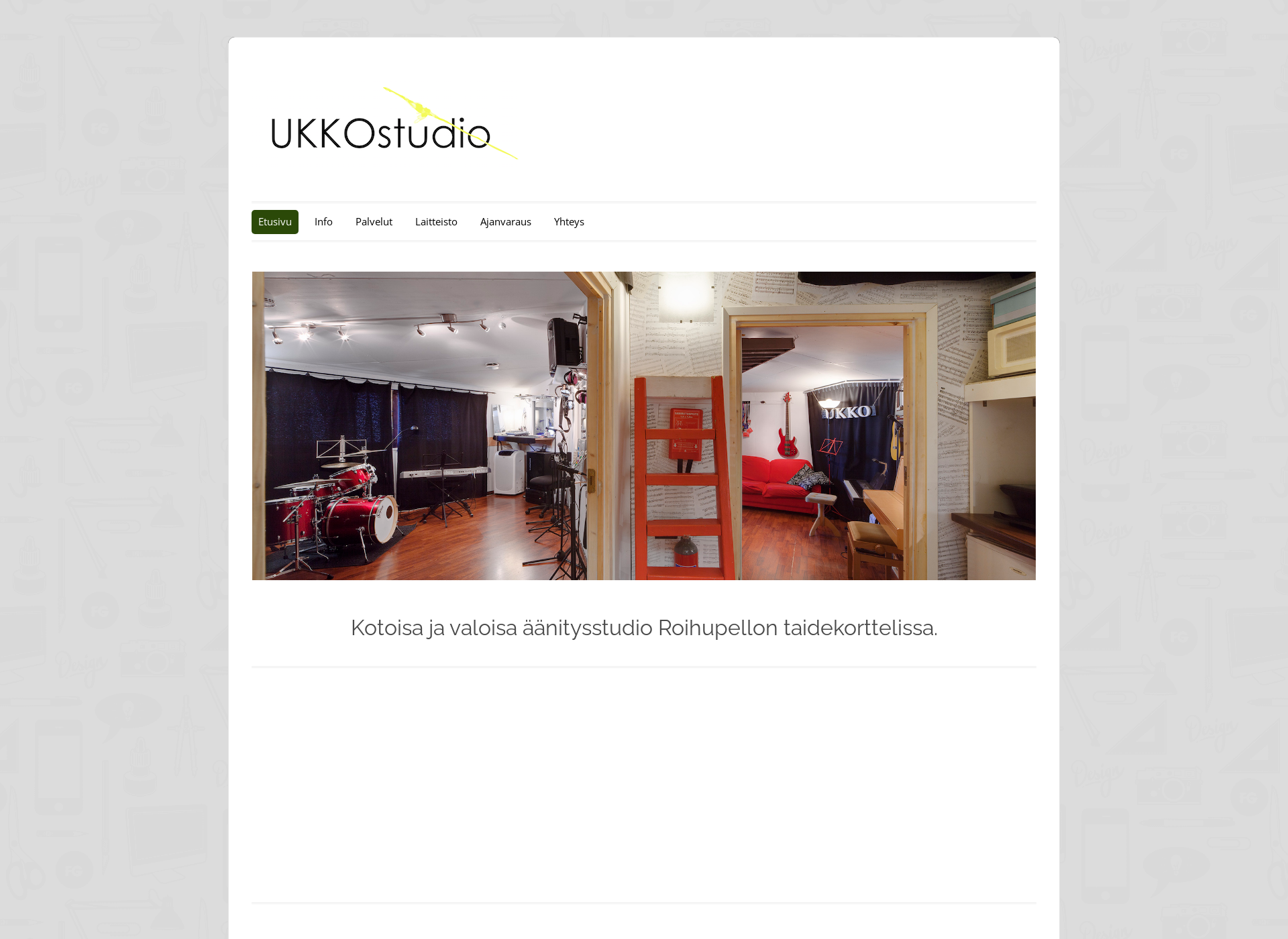 Screenshot for ukkostudio.fi